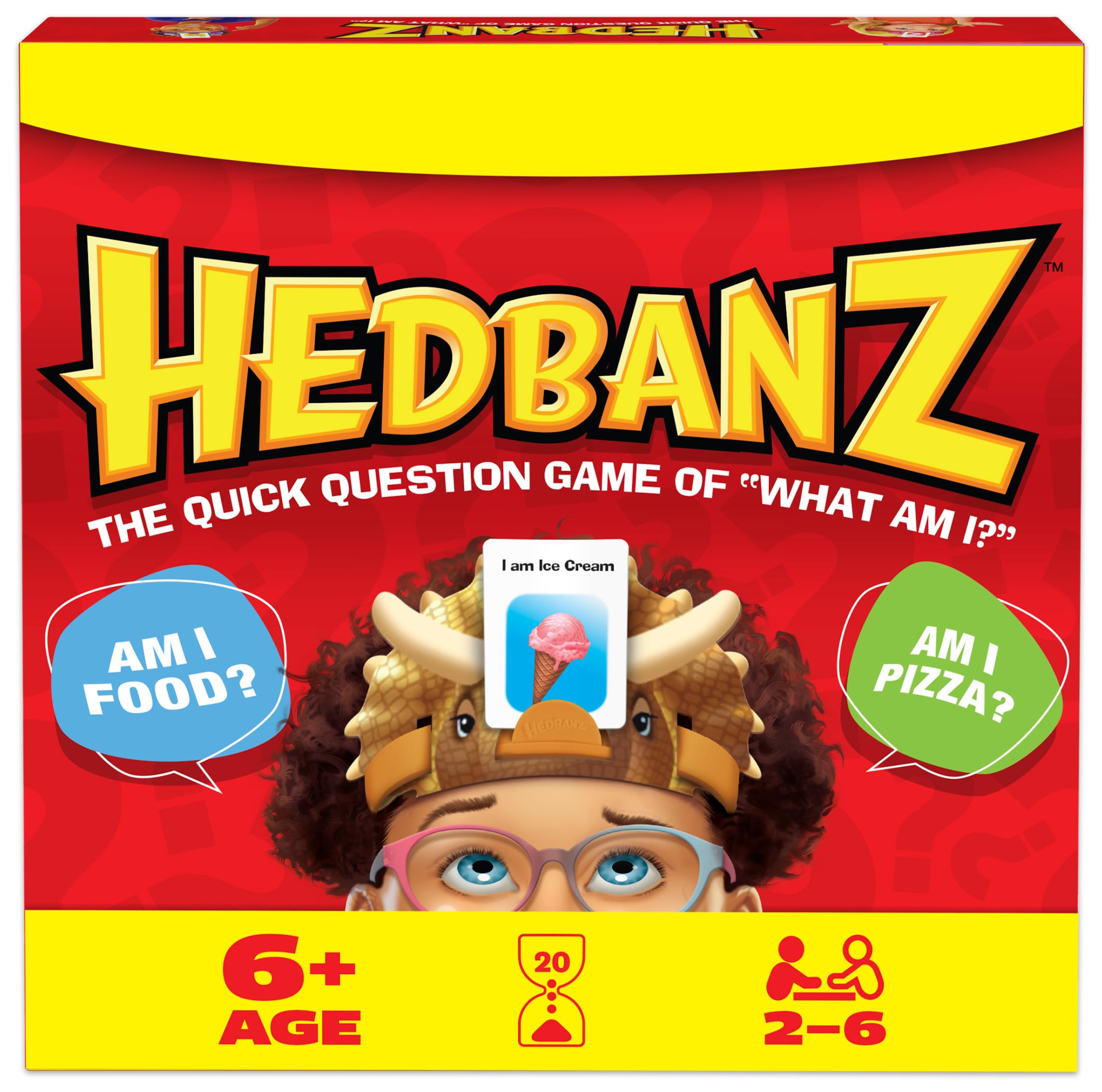 Spin Master Games, Hedbanz 2023 Edition New Cards, Picture Guessing Board Game, Family Games, Family Game Night, Christmas Gifts for Kids, for Ages 6+