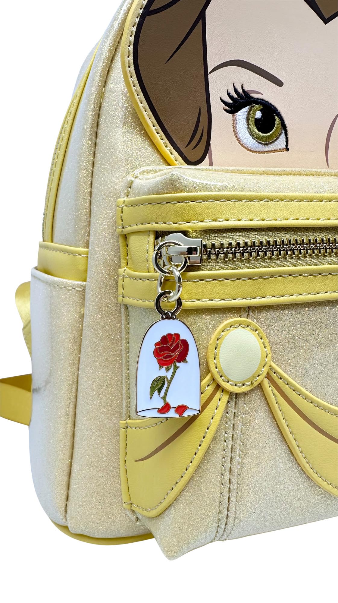 Loungefly Disney Beauty and the Beast Belle Cosplay Womens Double Strap Shoulder Bag Purse