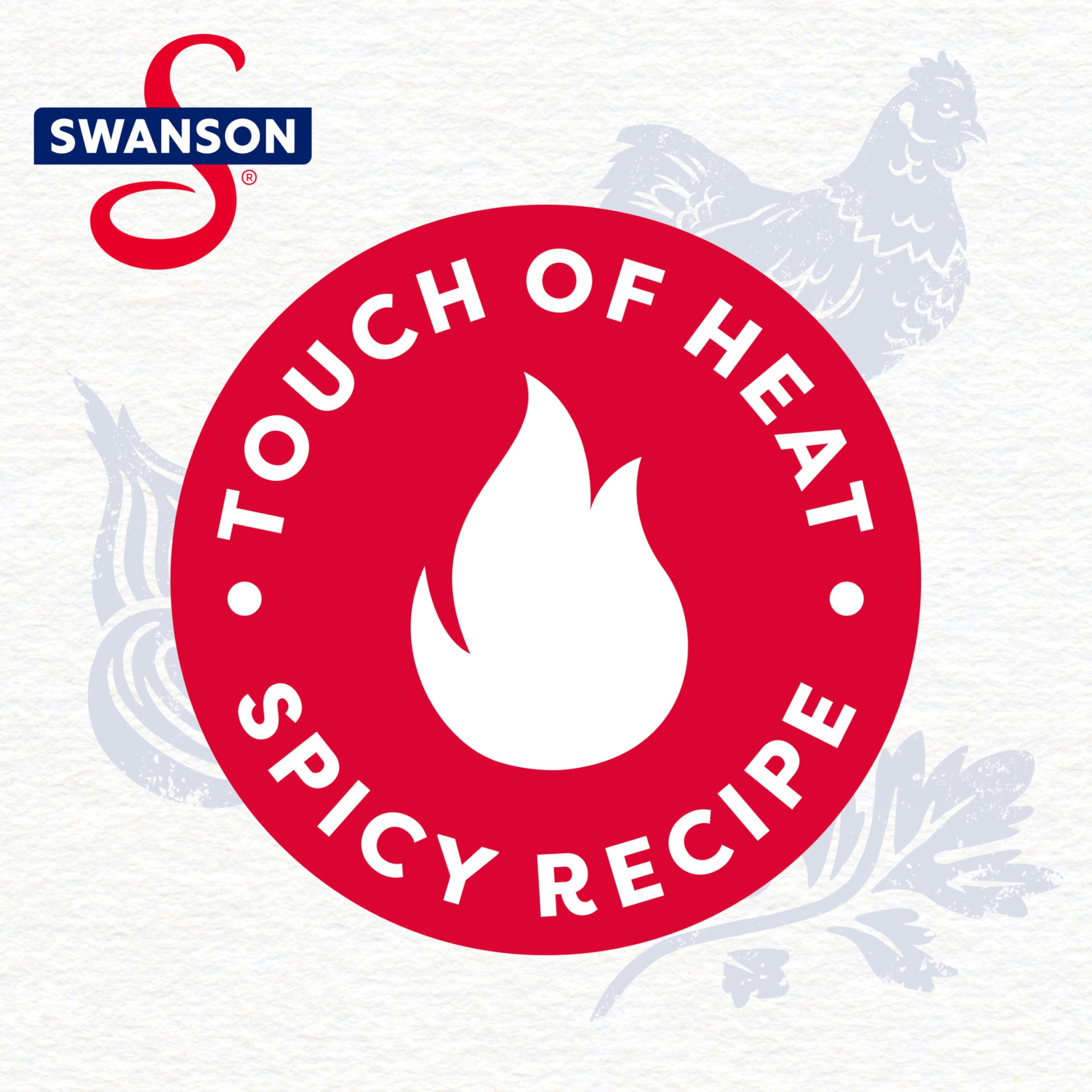 Swanson 100% Natural Spicy Chicken Broth, 32 oz Carton