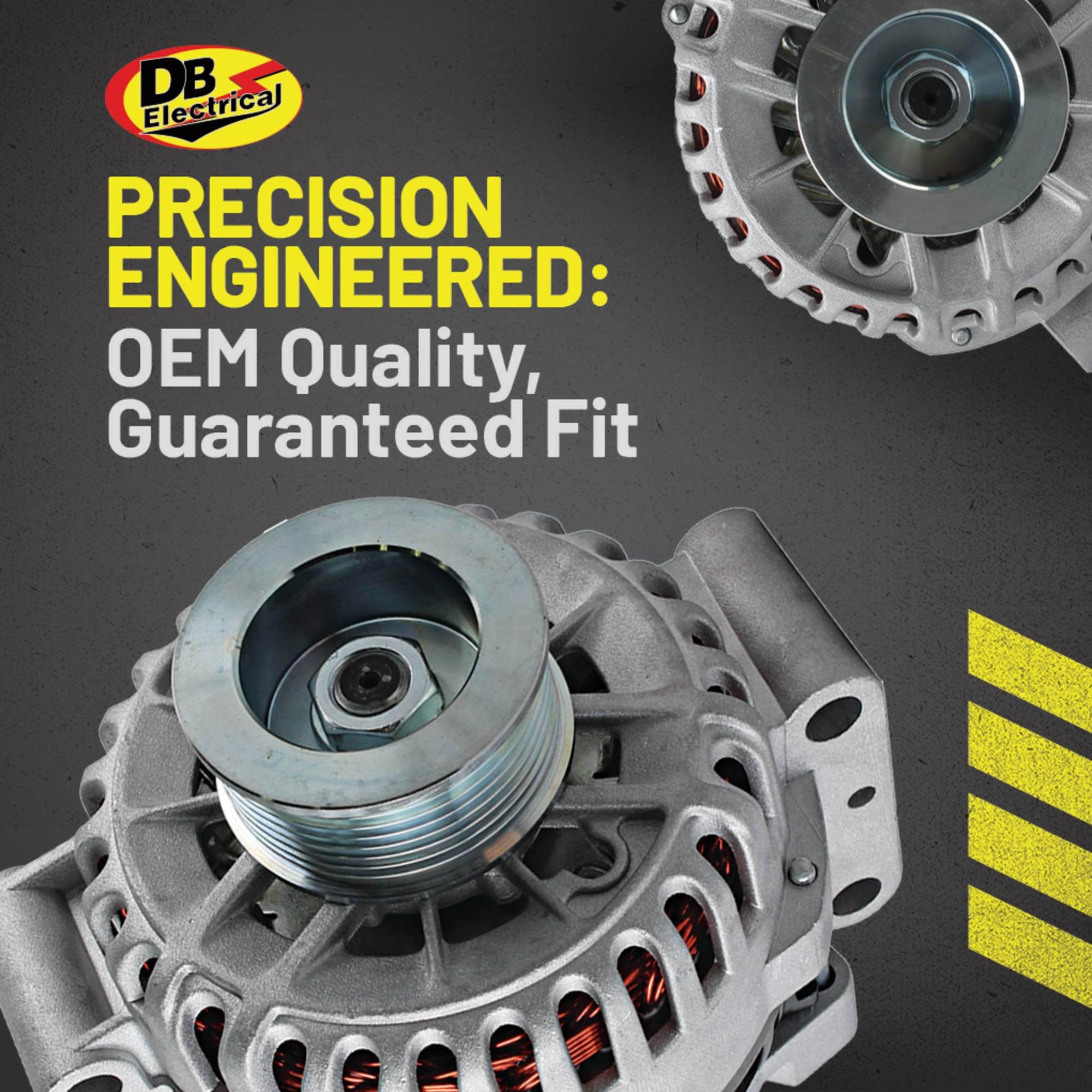DB Electrical 400-14178 NEW ALTERNATOR Compatible with/Replacement for 6.0L 6.0 Diesel FORD F150 F250 F350 Pickup 2005 2006 2007, F450 F550 180 AMP 8478-180 5C3T-10300-BA 5C3Z-10346-BA 6C3T-10300-BA