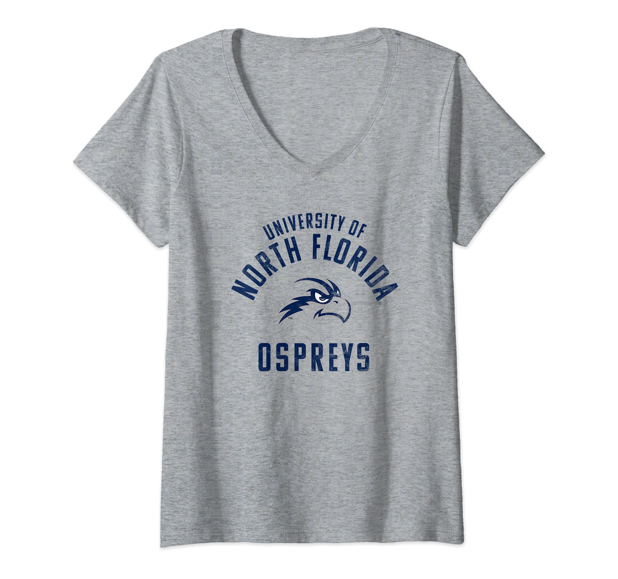 Womens University of North Florida UNF Ospreys Large V-Neck T-Shirt