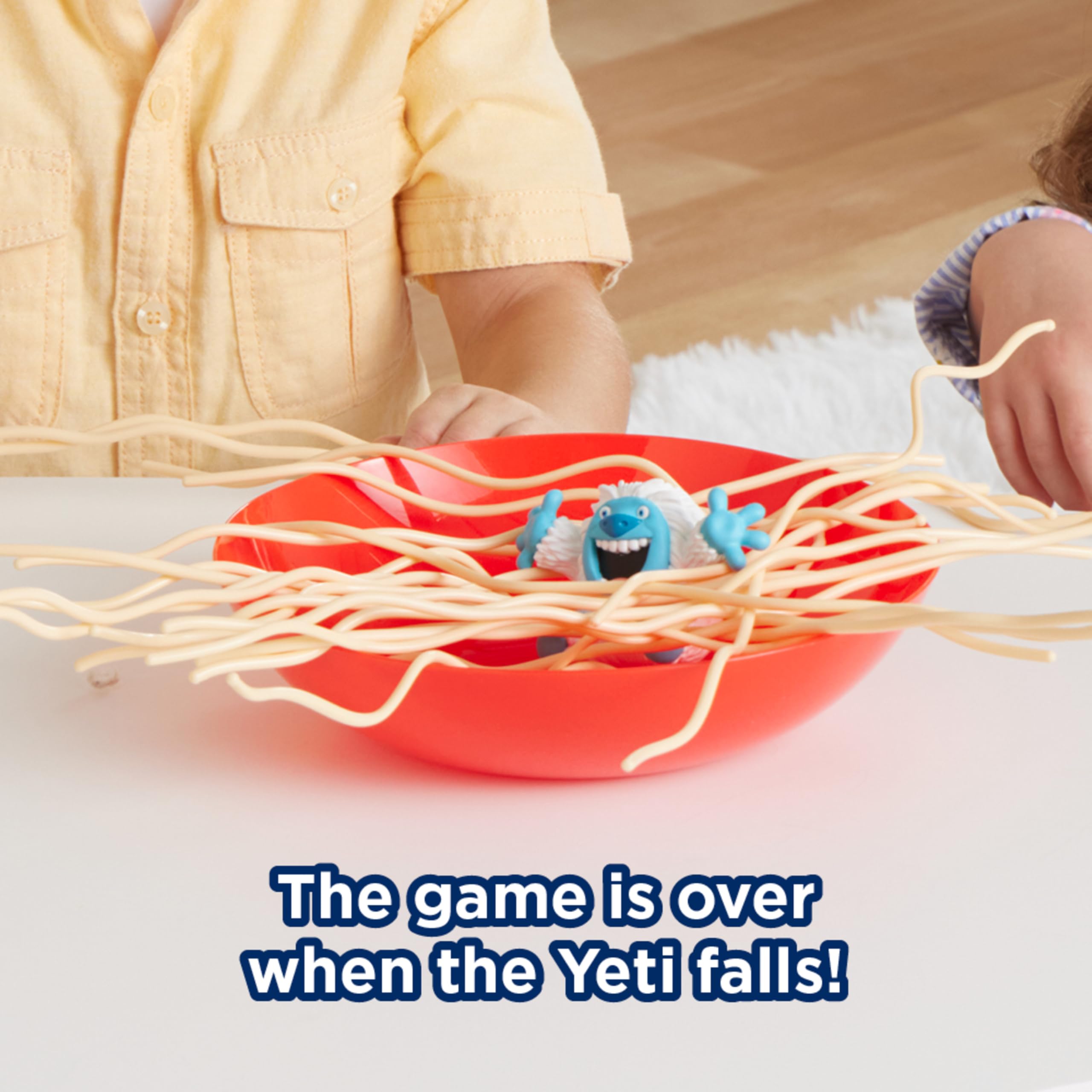 Yeti in My Spaghetti Board Game – Kids Games, Family Game, Multi-Player, Board Games for Family Night, Preschool Toys, Hand-Eye-Coordination Game, Don’t Drop Yeti, Ages 4+