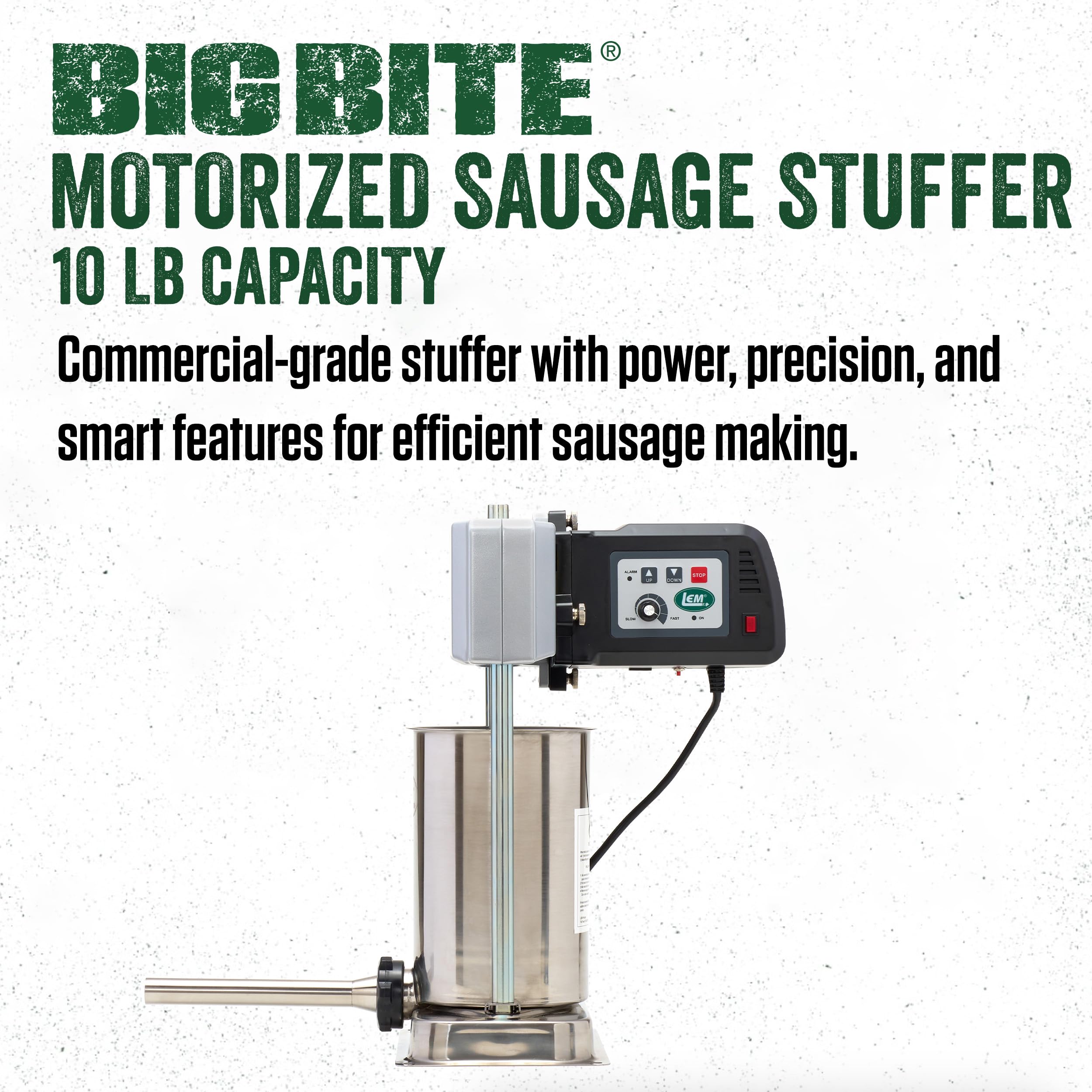 LEM Big Bite Motorized Sausage Stuffer | 10#