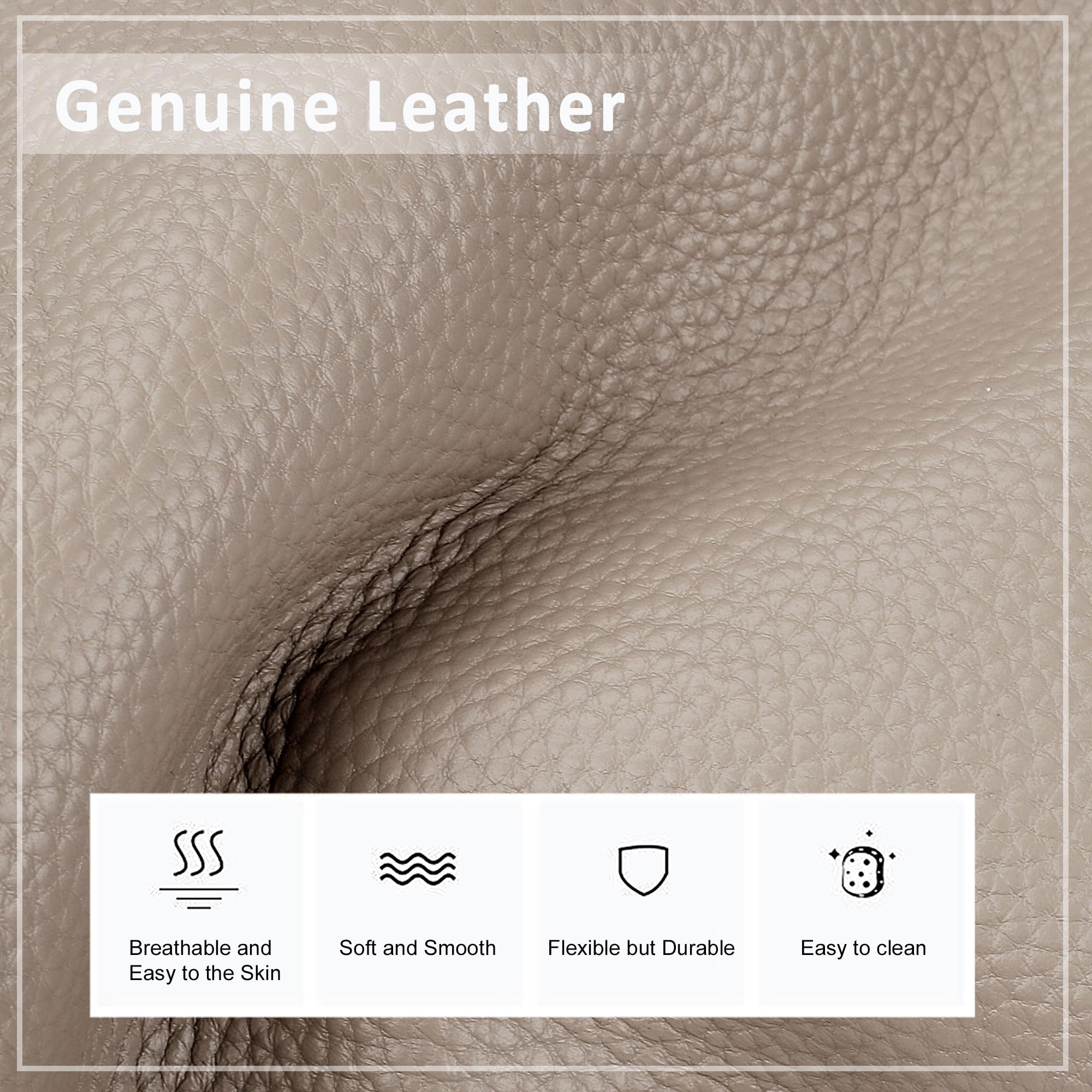befen Genuine Leather Tote Bag for Women Shoulder Totes Crossbody Bags Purses Handbags with Top Handles Satchel Purse for Daily and Travel Taupe