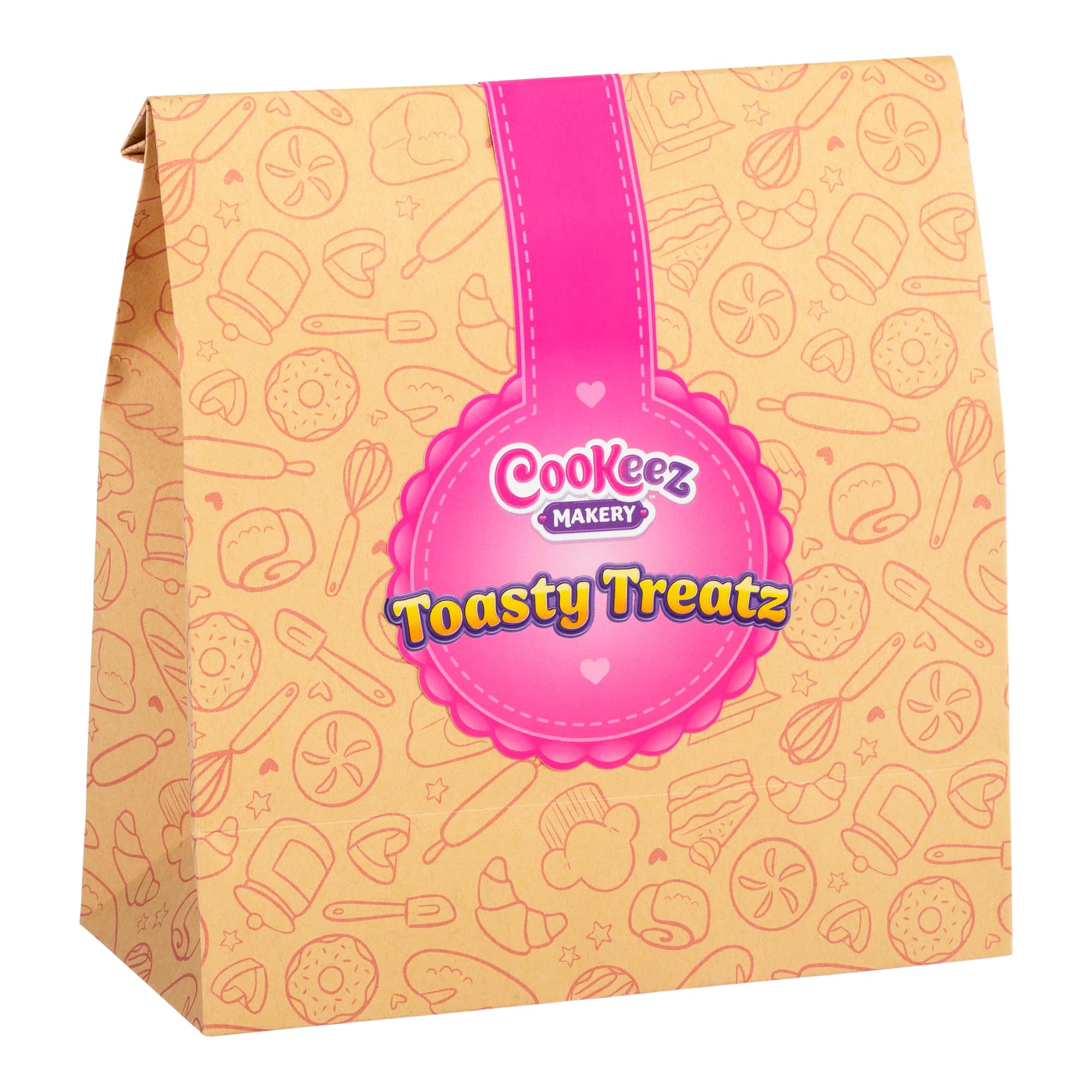 Cookeez Makery Toasty Treatz Toaster with Scented Plush - 2 Pack; Make A Soft and Squishy Surprise Plush Friend. Pop-in-Bread and See A Surprise Plush Pop Up!