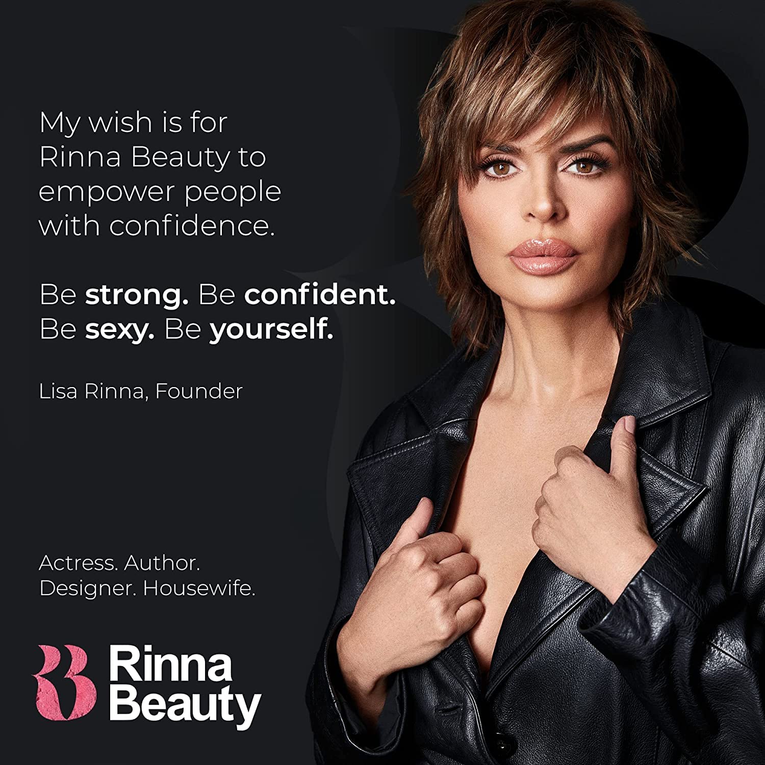 Rinna Beauty Icon Collection - Lip Gloss - Rebel - Tinted, Hydrating, Long-Lasting - High Pigment and Shine, Vegan, No Parabens, Clean Makeup, Flavor-Free, Cruelty-Free - 1 each