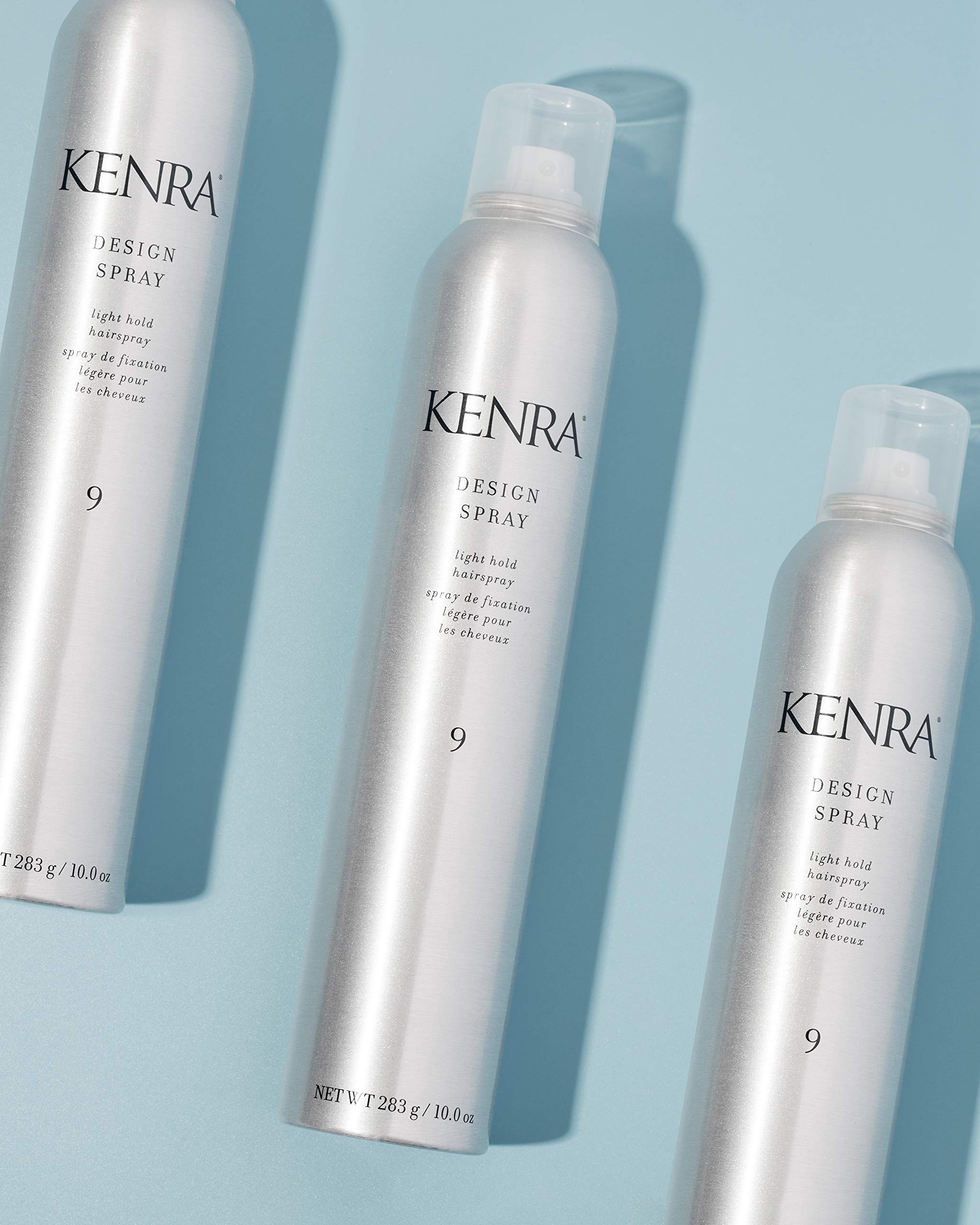 Kenra Design Spray 9 | Light Hold Hairspray | Tames Frizz & Flyaways | Lightweight, Brushable Formula | All Hair Types | 10 oz