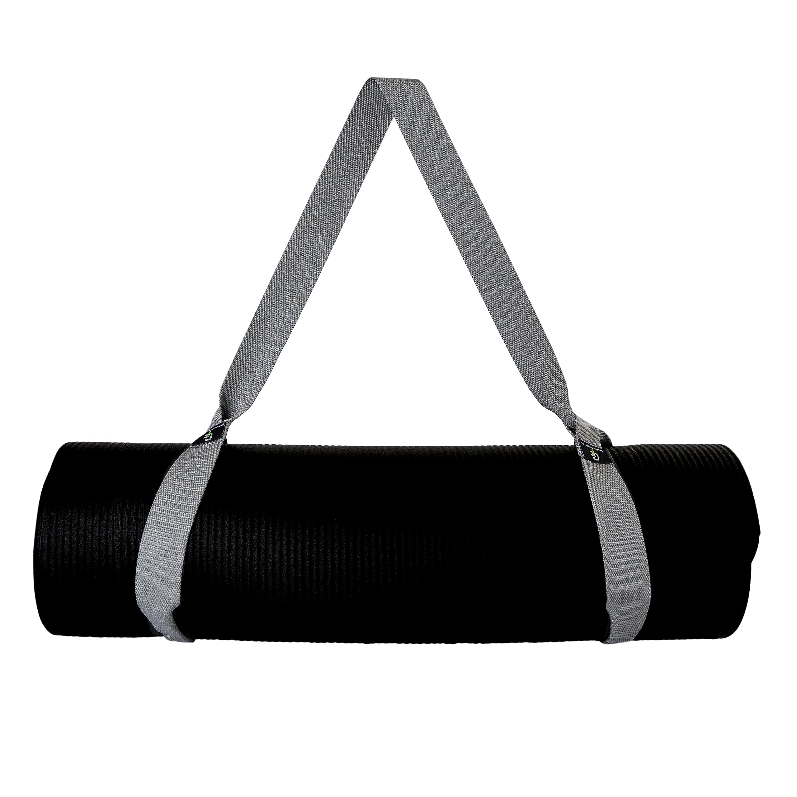 Gradient Fitness Yoga Mat Strap, Premium Cotton Blend, Yoga Mat Carrier, Yoga Mat Holder, Yoga Mat Straps for Carrying (Gray)
