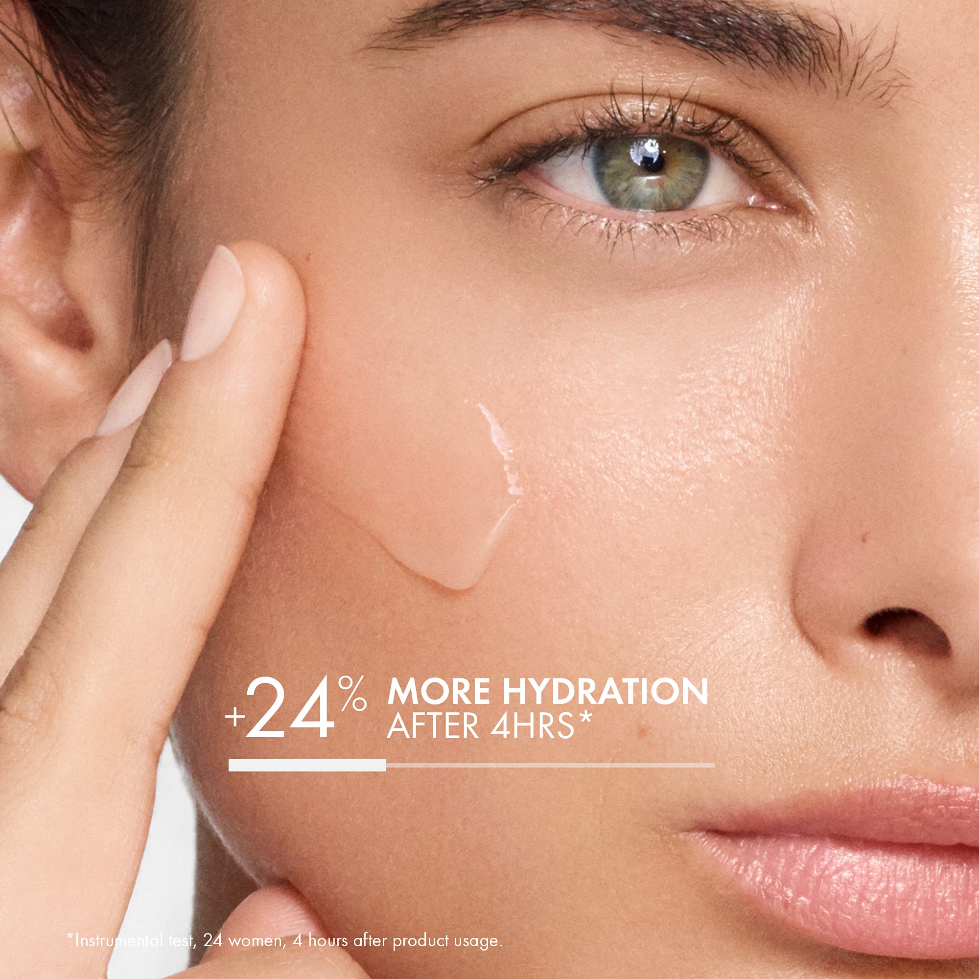 VICHY Mineral 89 Fortifying & Hydrating Daily Skin Booster, Pure Hyaluronic Acid Serum For Face, Plumps & Hydrates, Repairs Skin Barrier, Lightweight Moisturizing Gel, Fragrance Free & Oil-Free