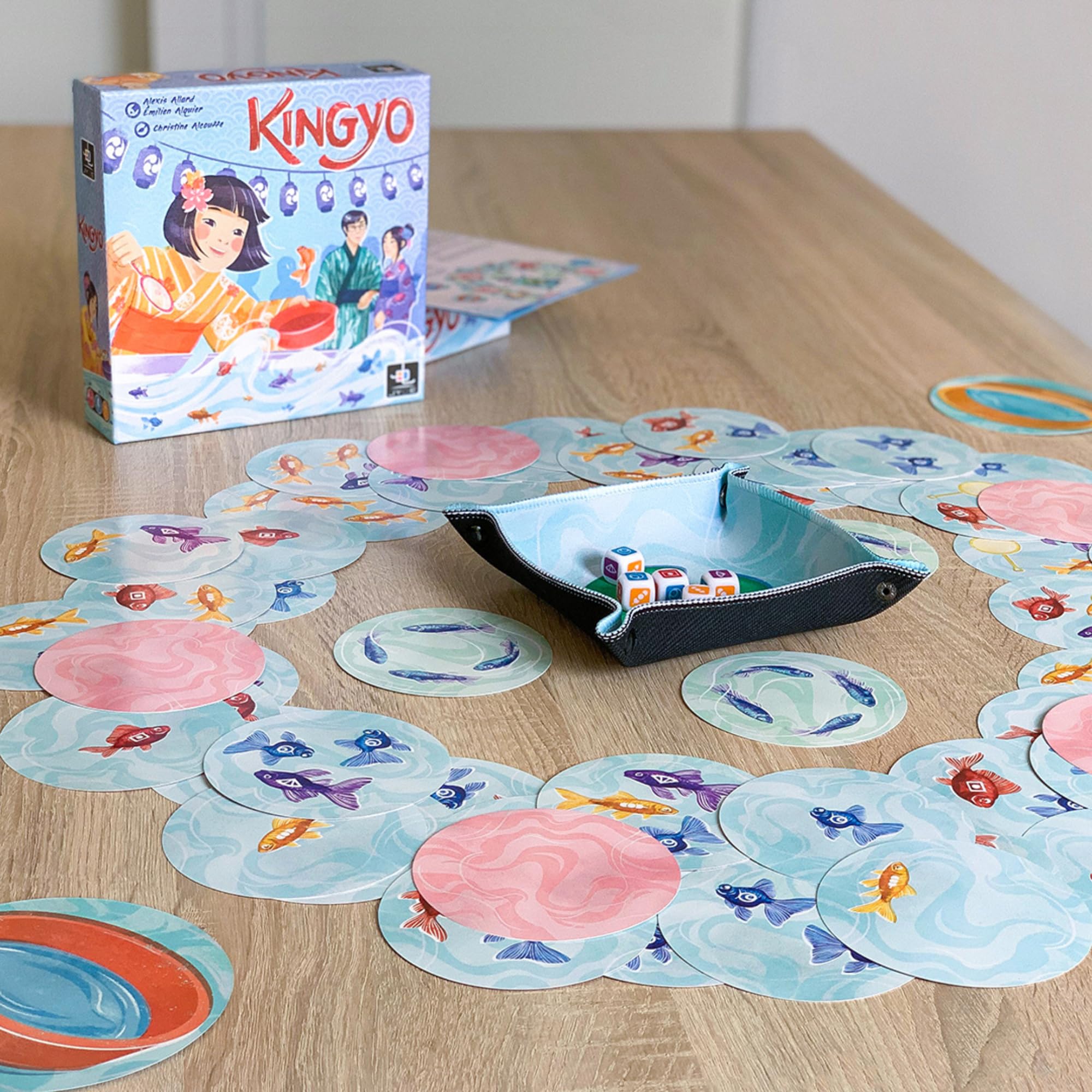 Jyde Kingyo Card Game | Japanese Goldfish Matching Game | Fast-Paced Action and Dexterity Game | Fun Family Game for Kids and Adults | Ages 7+ | 2-6 Players | Average Playtime 10 Minutes | Made