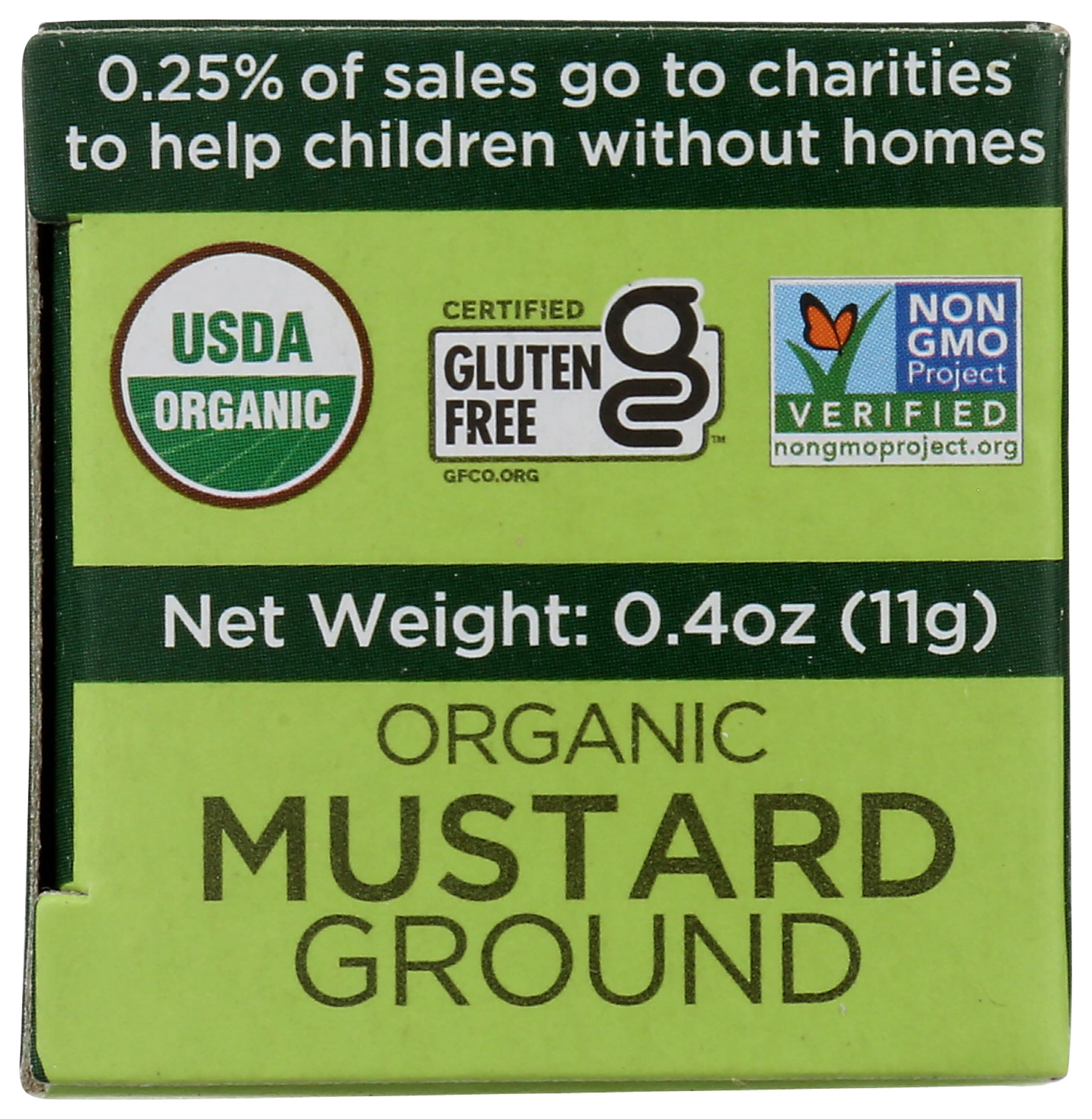 SPICELY Organic Ground Mustard, 0.4 OZ