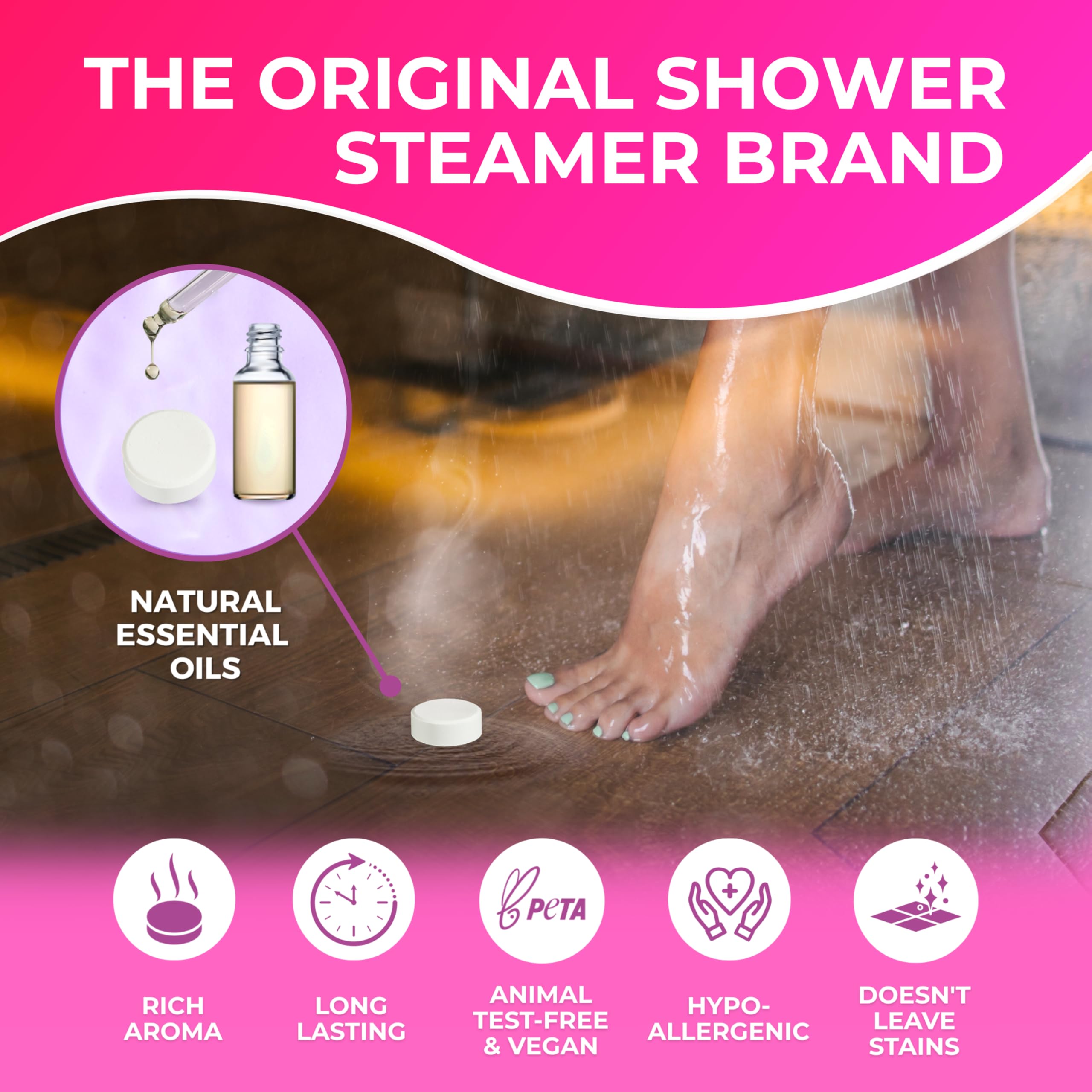 Cleverfy Shower Steamers Aromatherapy - Limited Edition Holiday Gift Set of 6 Shower Bombs with Essential Oils. Self Care Stocking Stuffers for Women and Men, Christmas Gifts for Women and Men.