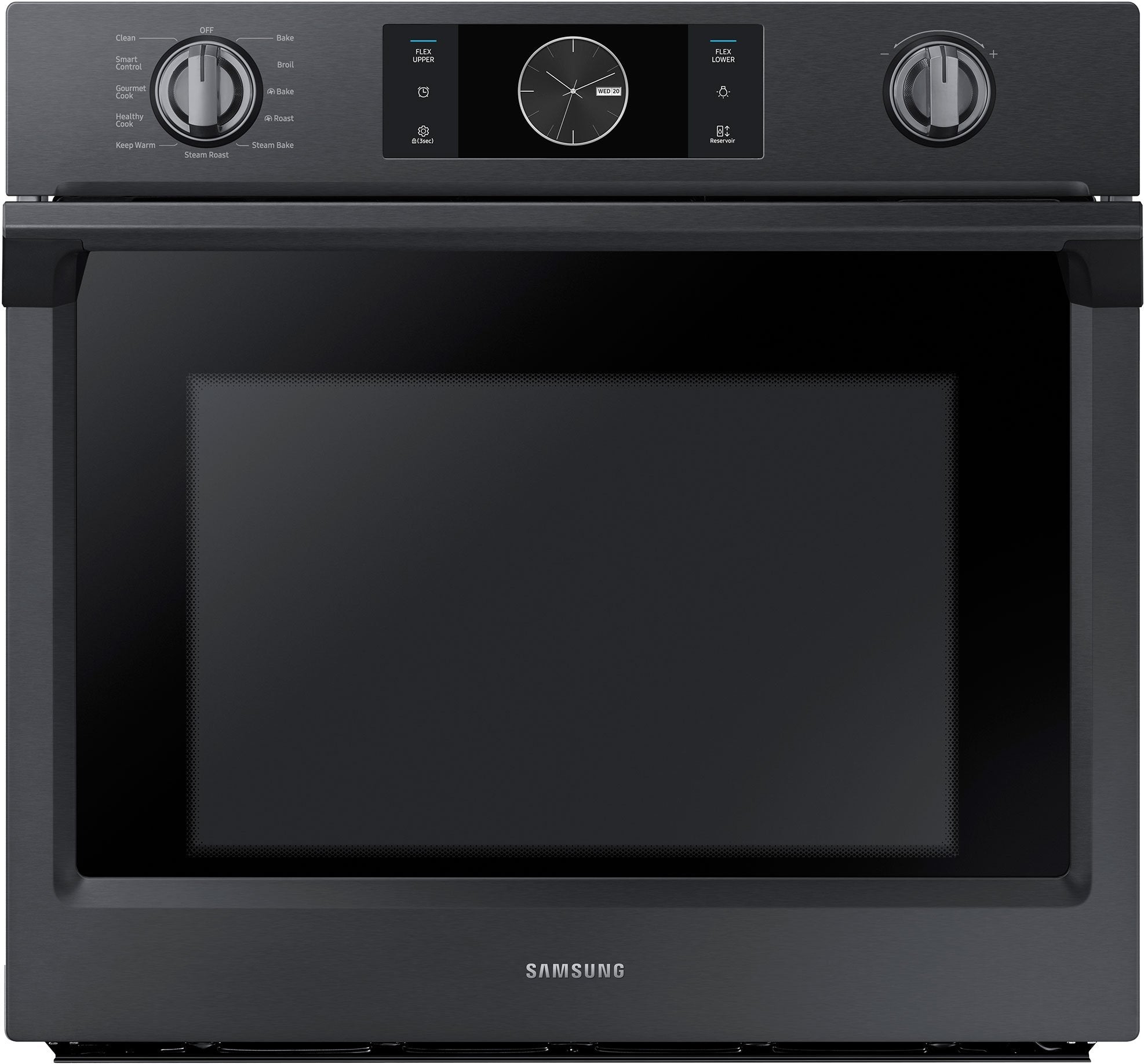 Samsung Appliance NV51K7770SG 30" 5.1 cu. ft. Total Capacity Electric Single Wall Oven with Top Broiler, in Black Stainless Steel