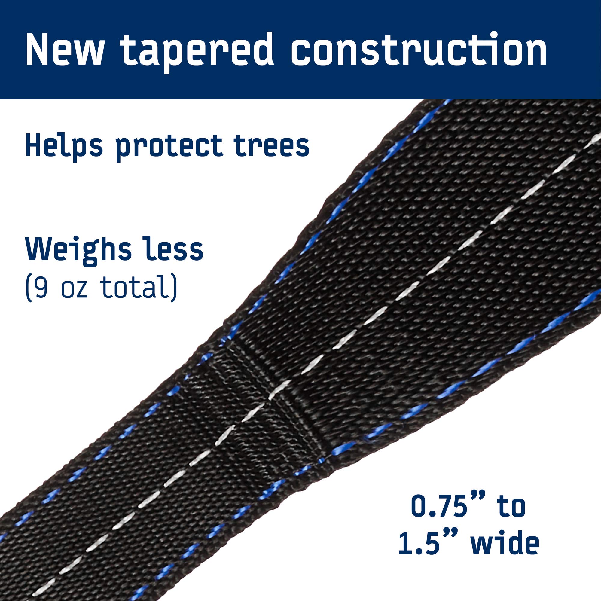 ENO Atlas Suspension System - Tree Strap for Hammock - Accessories for Camping, Hiking, and Backpacking - Black/Royal