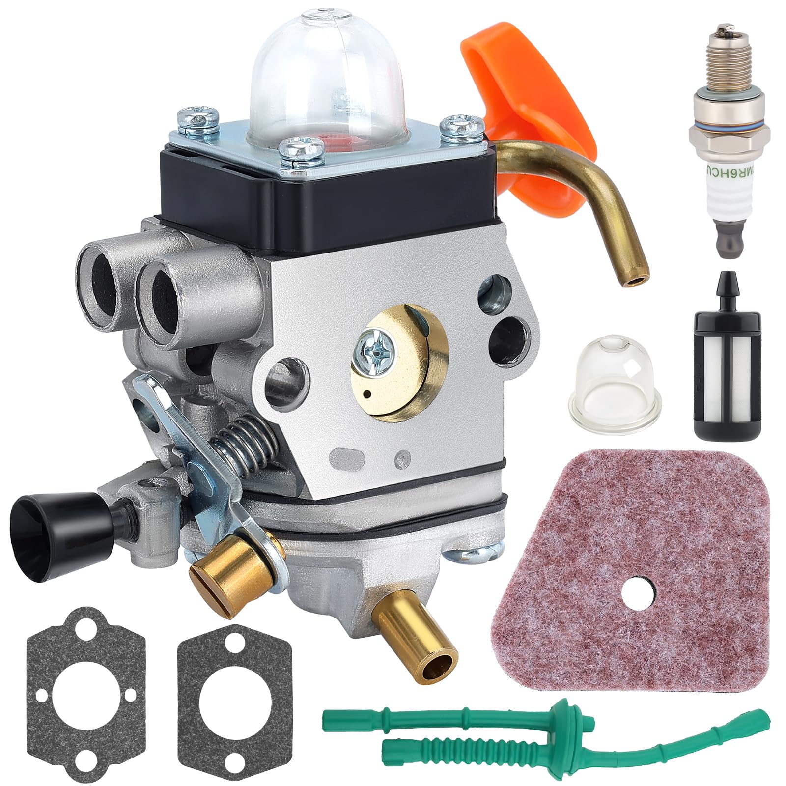 Hipa FS90R Carburetor for STIHL HT101 FS110R FS90 KM110R FS100RX KM90R FS110 FS130R FS 90R KM130R HT 101 FS 110 FS130 FS 110R FC90 HT131 HL100K HL100 FS100 HT100 FS87 HL90 Trimmer C1Q-S174