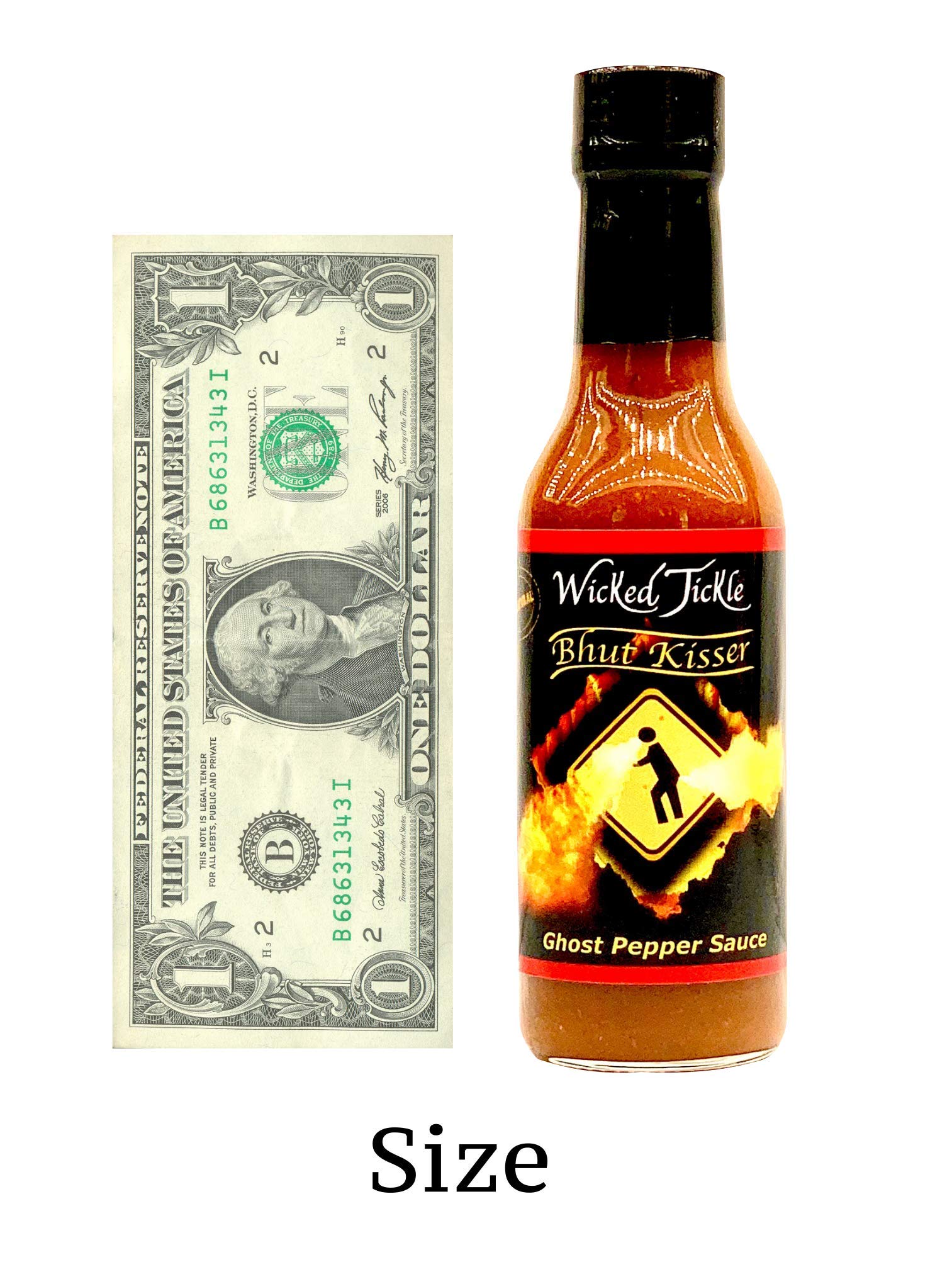 Ghost Pepper Hot Sauce Wicked Tickle Bhut Kisser Very Hot Award Winning Sauce
