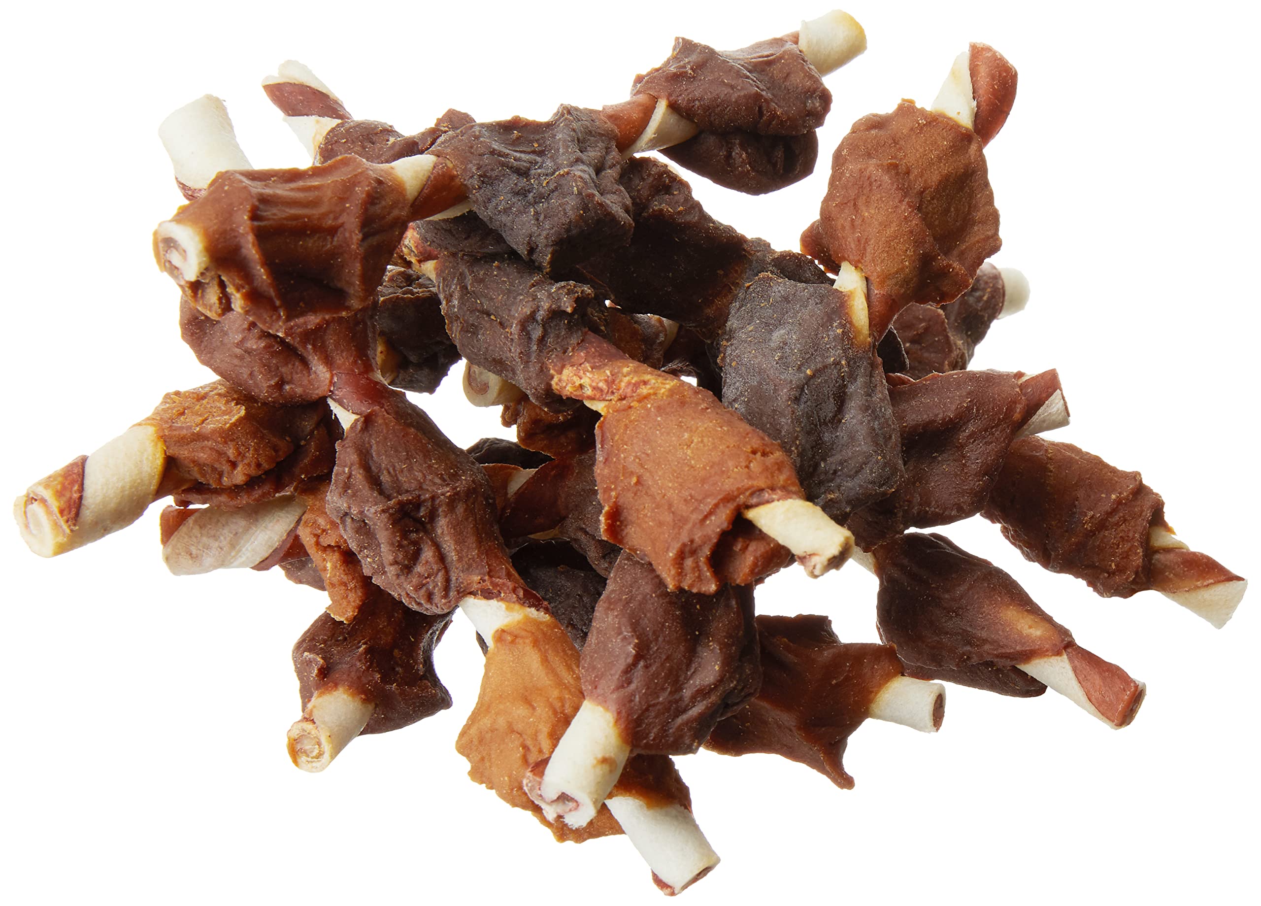 Amazon Brand - Wonder Bound Triple Flavor Rawhide Kabobs for Dogs, Variety, 1.5 pound (Pack of 1)