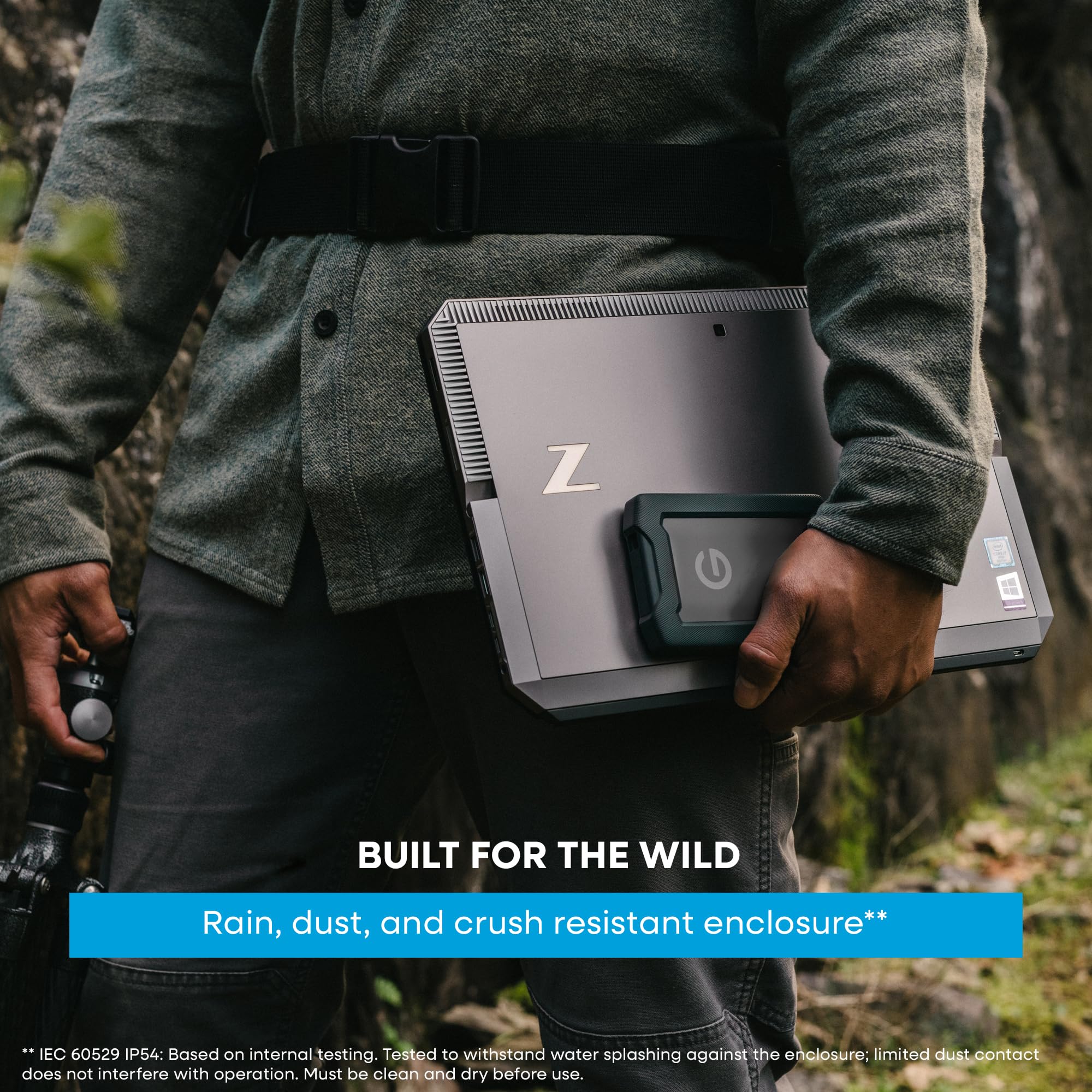 SanDisk Professional 5TB G-Drive ArmorATD - Rugged, Durable Portable External Hard Drive HDD, USB-C, USB 3.2 Gen 1 - SDPH81G-005T-GBA1D