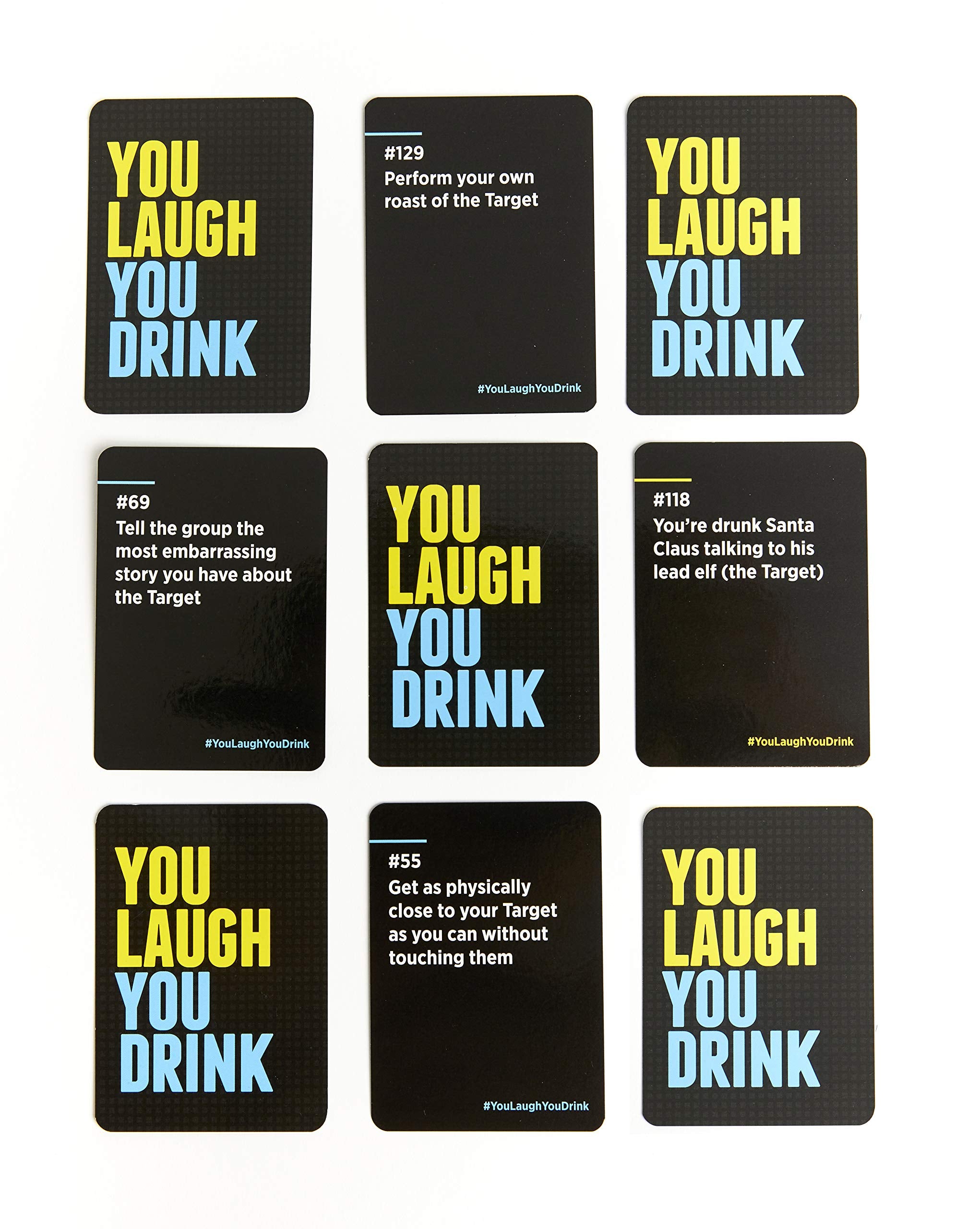 You Laugh You Drink - The Drinking Game for People Who Can't Keep a Straight Face [A Party Game]