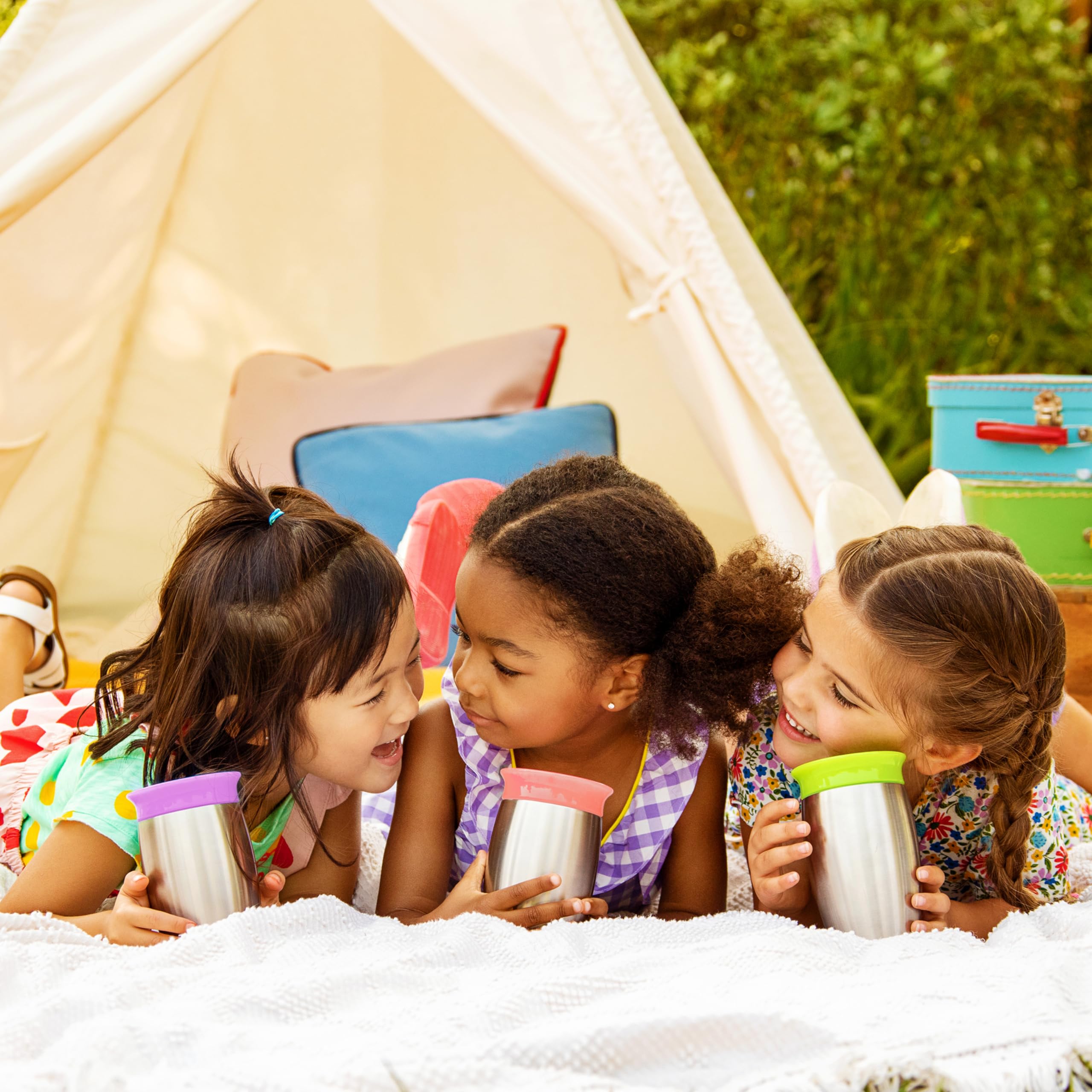 Munchkin Sippy Cup for Toddlers, Miracle 360 Stainless Steel, 10 Ounce, Green