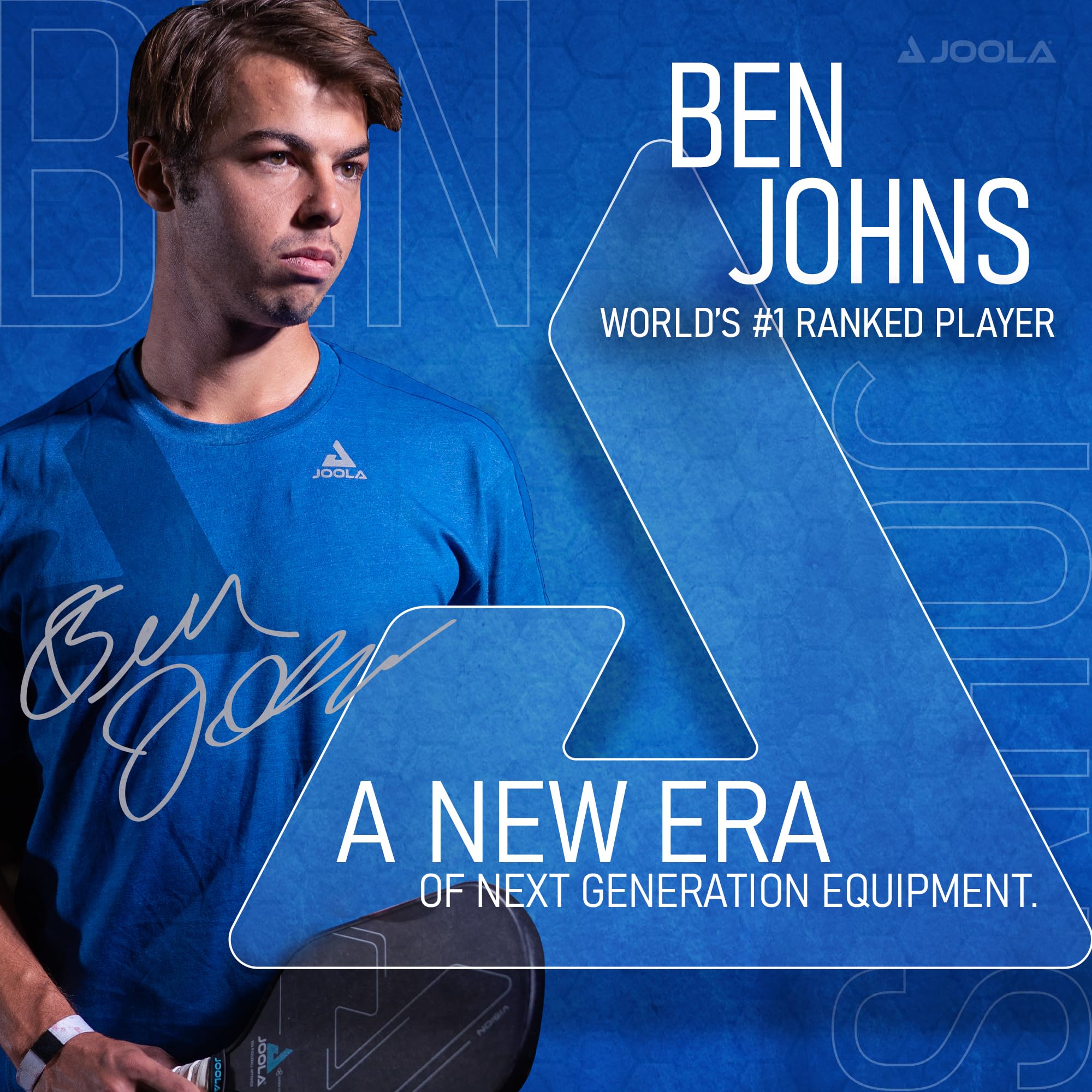 JOOLA Ben Johns Perseus Pickleball Paddle with Charged Surface Technology for Increased Power & Feel - Fully Encased Carbon Fiber w/Larger Sweet Spot - USAPA Approved. 16mm Core