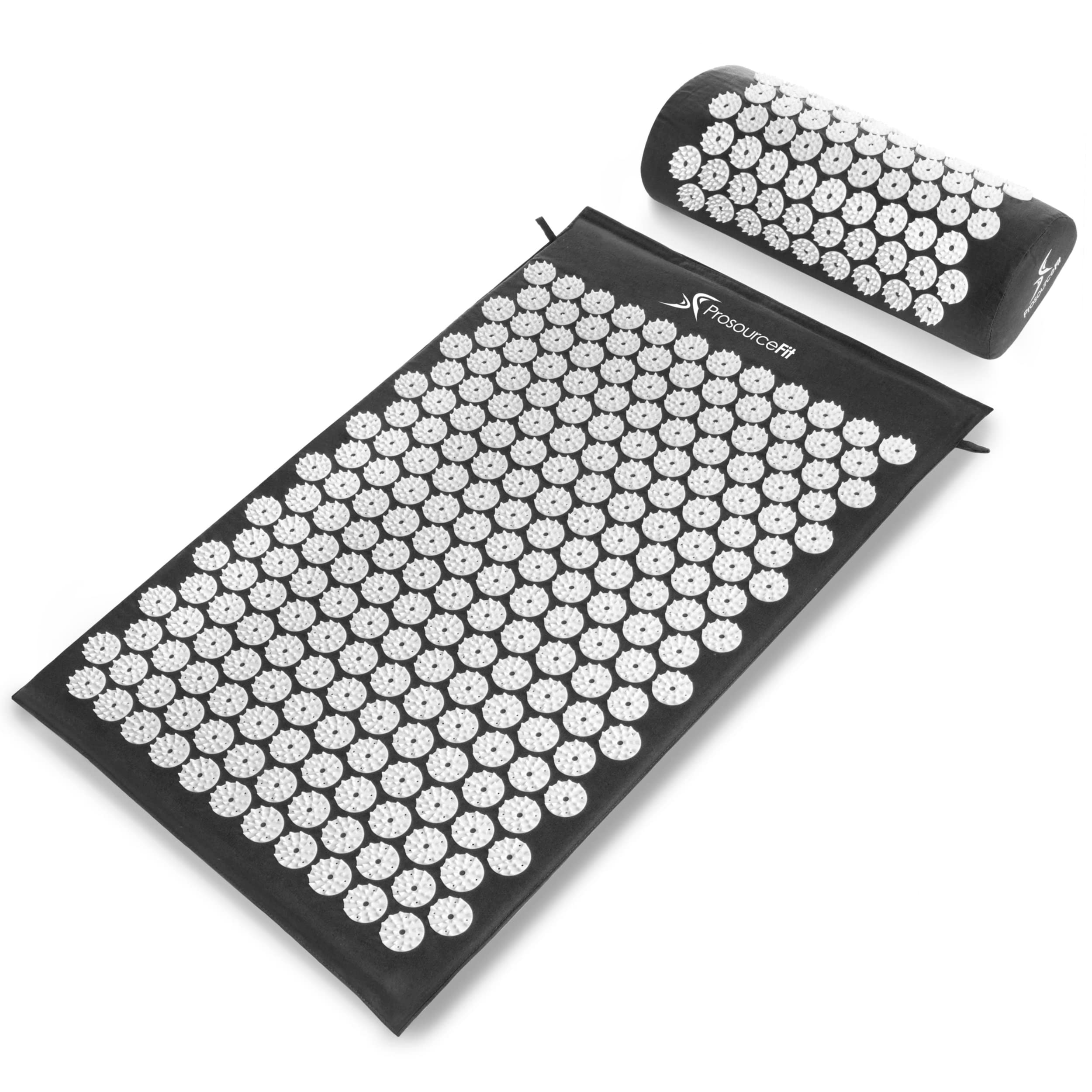 ProsourceFit Acupressure Mat and Pillow Set for Back/Neck Pain Relief and Muscle Relaxation