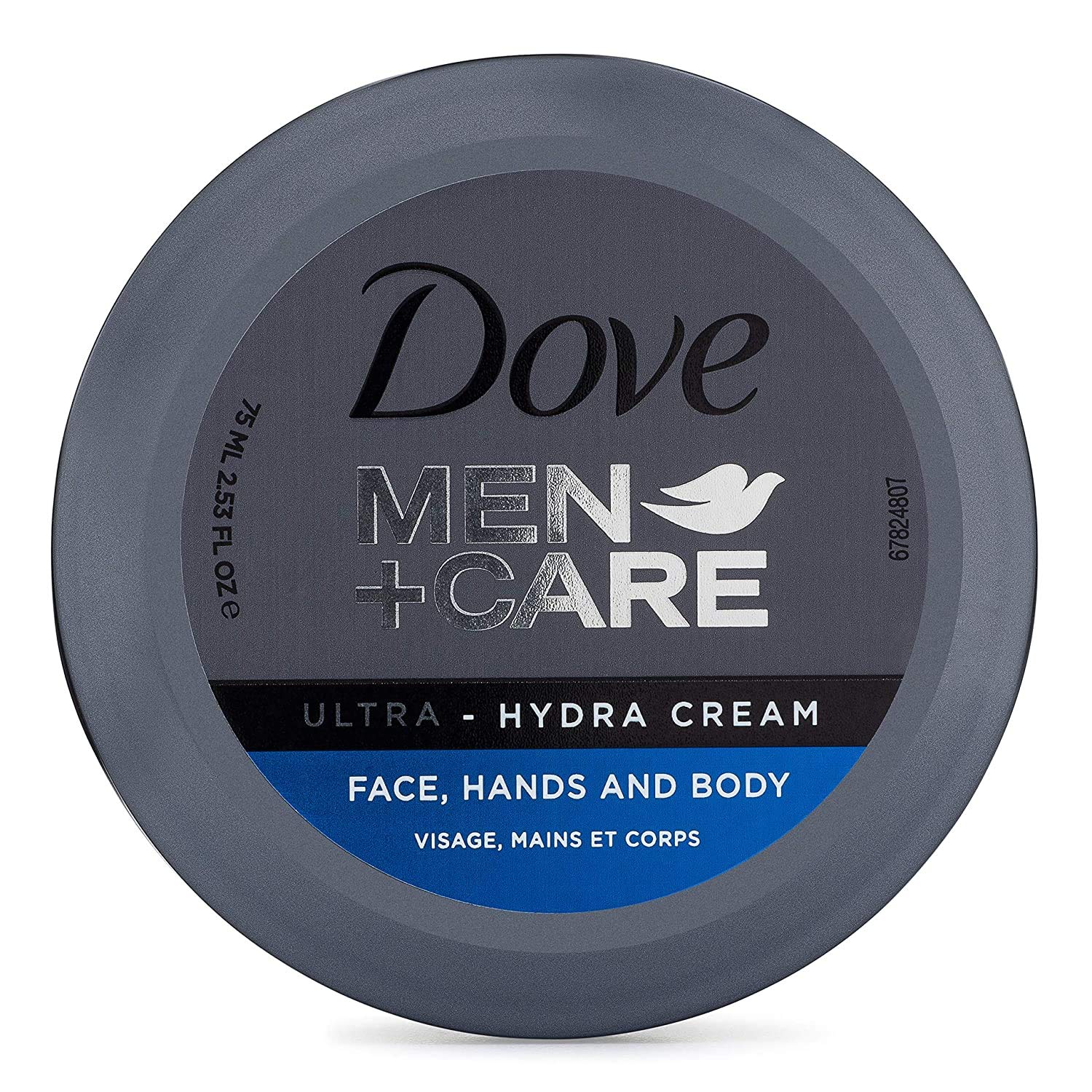 Dove Men+Care Ultra-Hydra Cream with 24 Hour Moisturization, 2.53 FL OZ (Pack of 4)