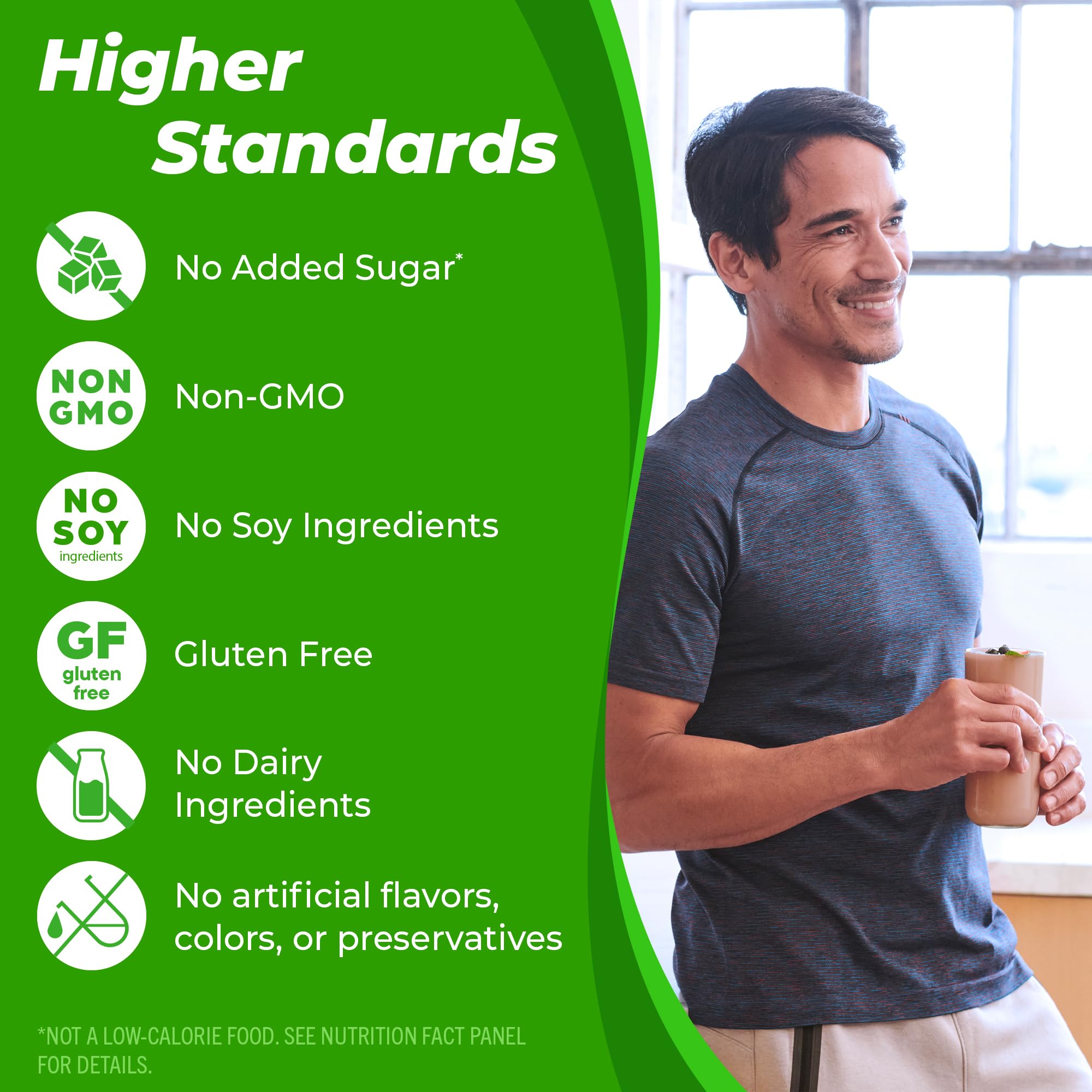 Orgain Organic Vegan Protein Powder, Vanilla Bean - 21g Plant Protein, 6g Prebiotic Fiber, No Lactose Ingredients, No Added Sugar, Non-GMO, For Shakes & Smoothies, 2.03 lb (Packaging May Vary)