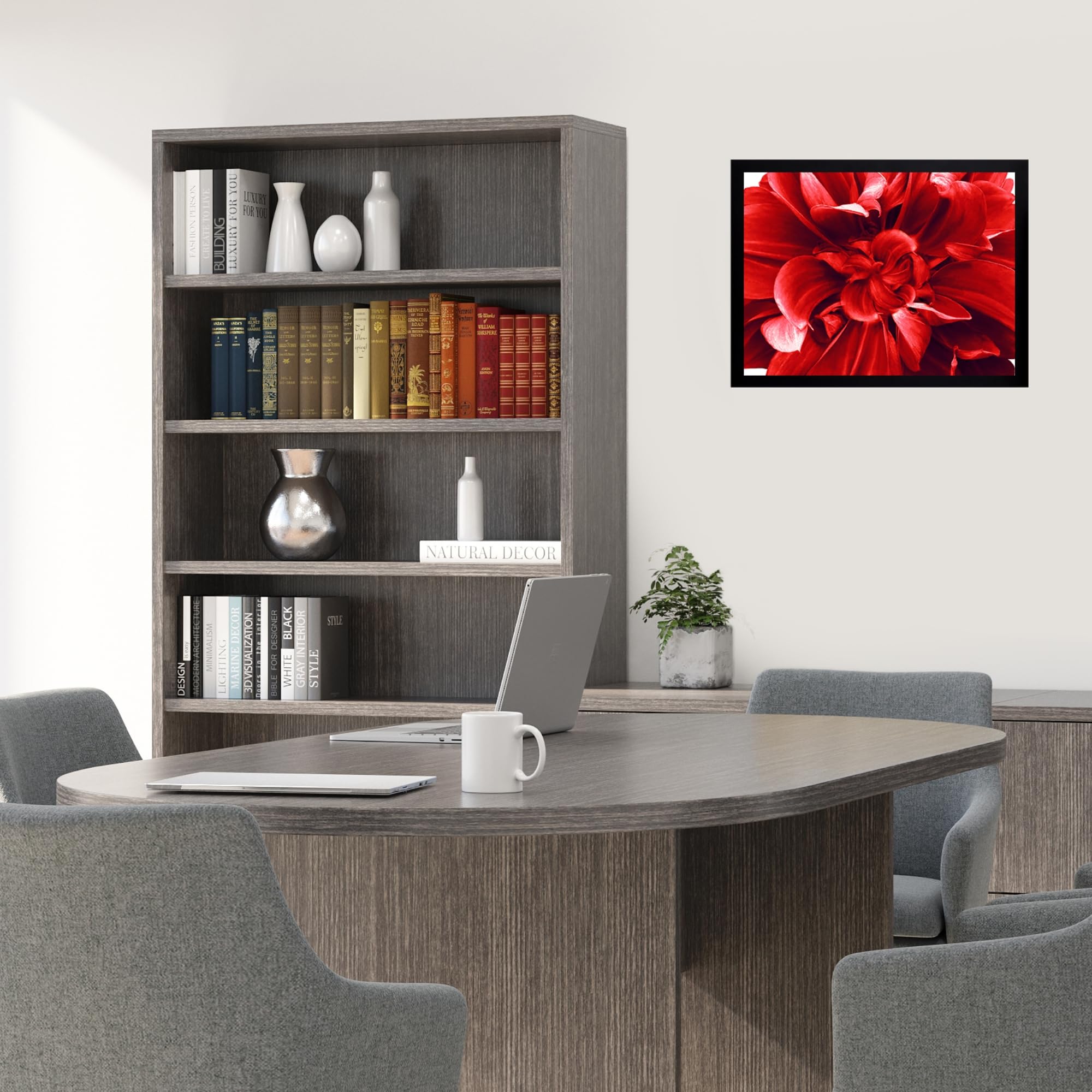 Lorell Wood Poster Frame, 18" x 24", Black