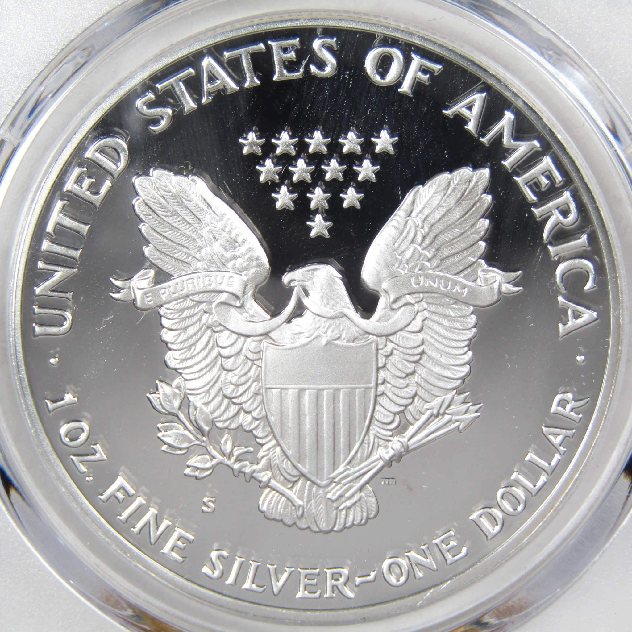 1992 S American Eagle Dollar PR 70 DCAM PCGS Silver Proof SKU:IPC5132