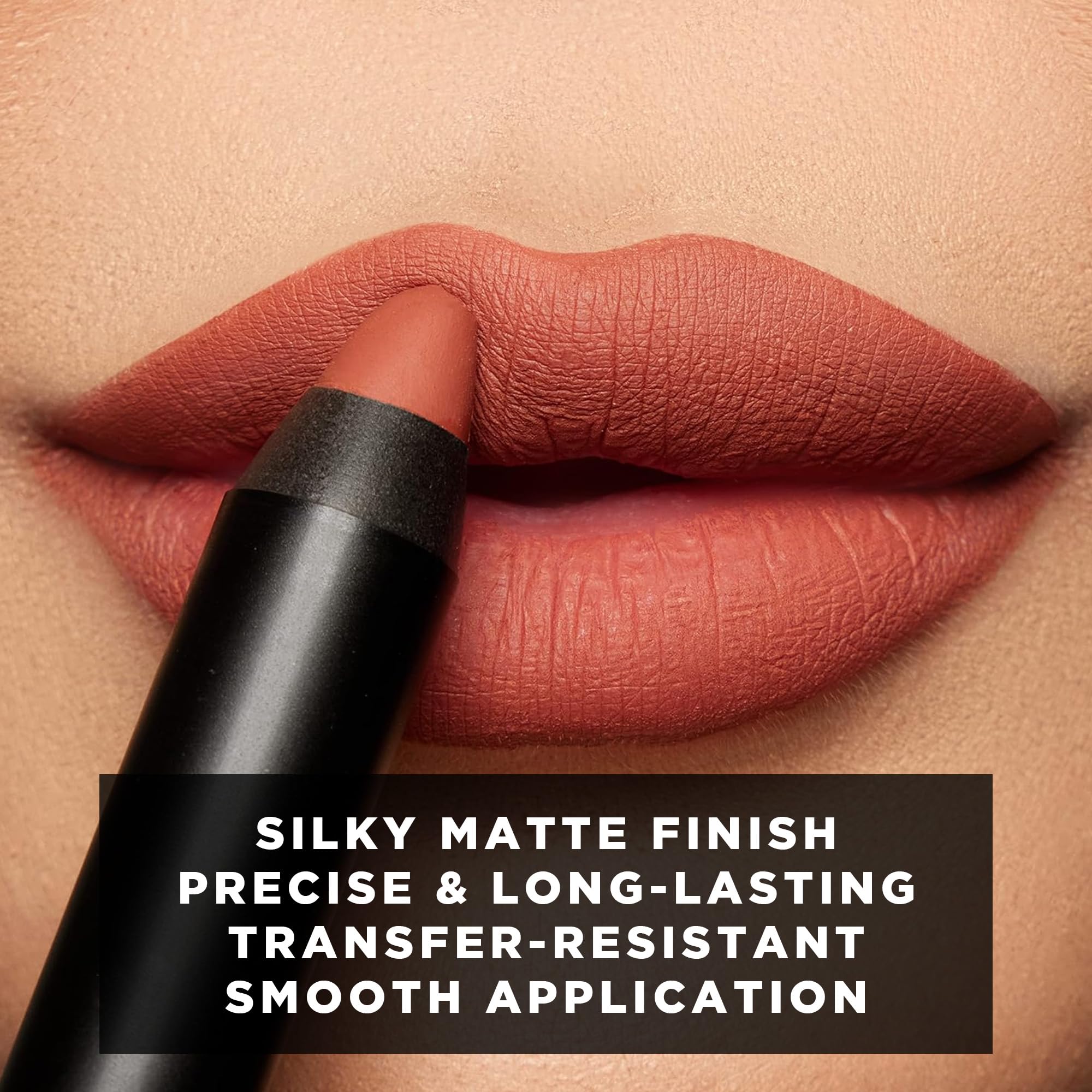 K7L Light Brown Matte Lipstick and Brown Lip Liner - Waterproof and Smudgeproof