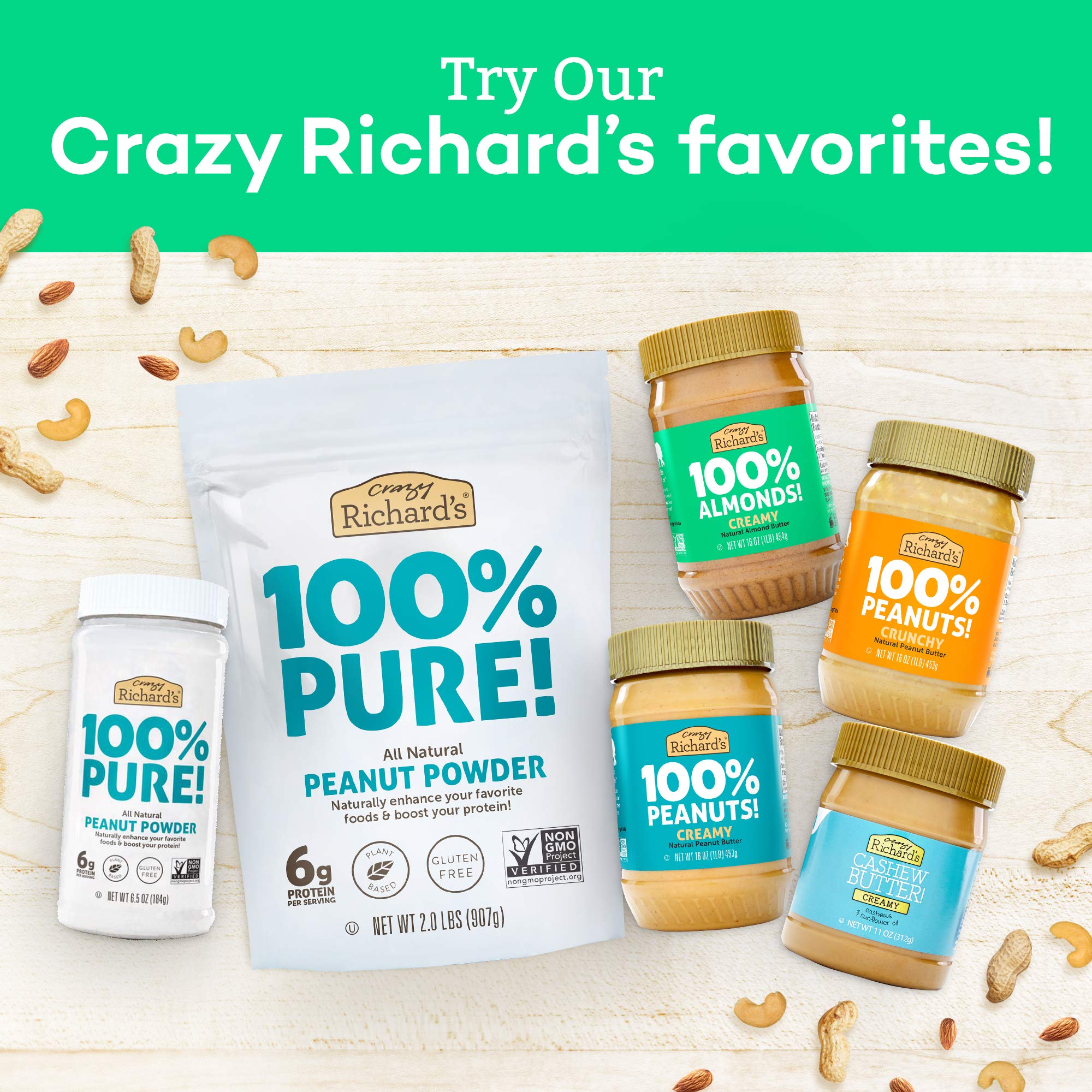 Crazy Richard Peanut Butter, Crunchy, 16 oz