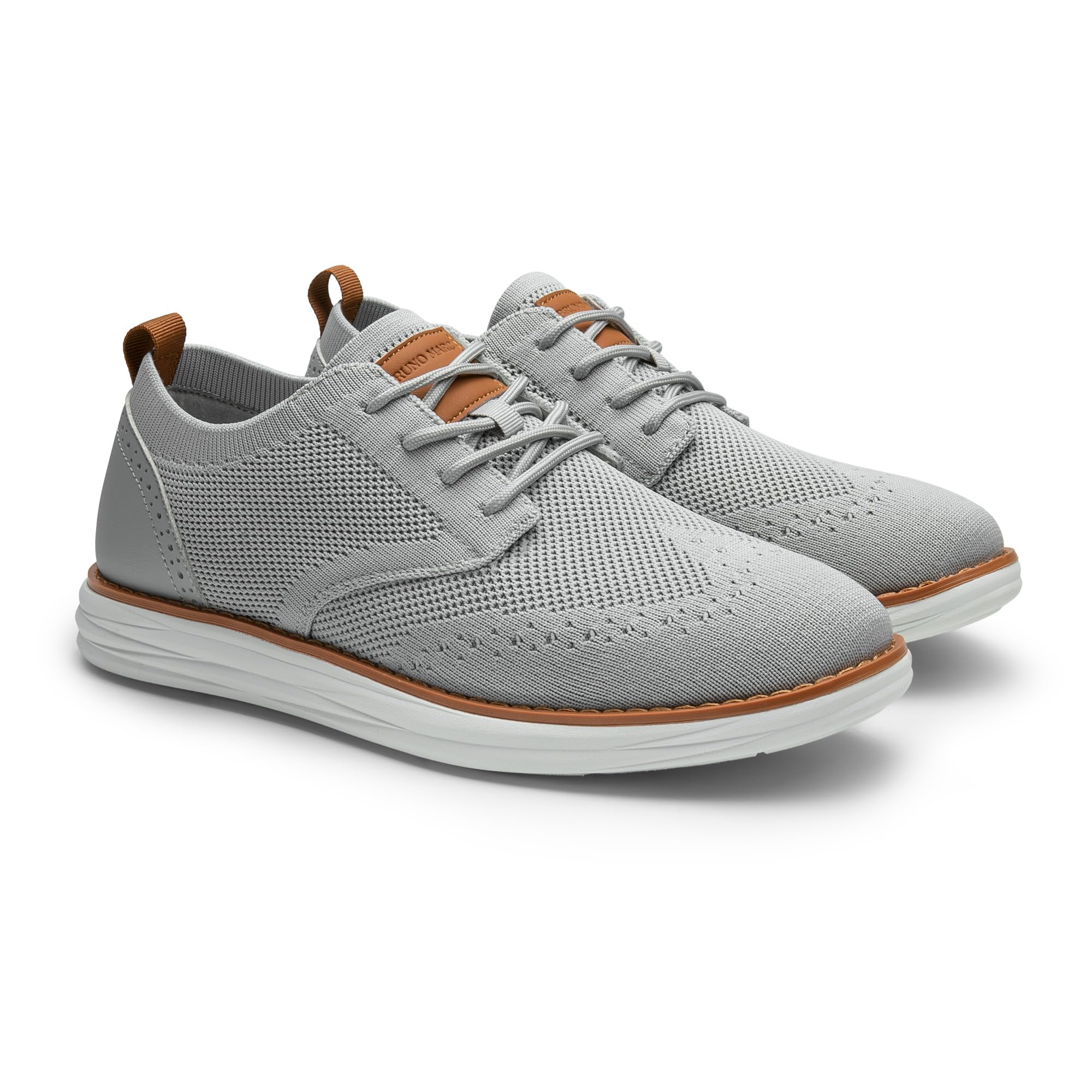 Bruno Marc Men's Oxfords Sneakers Casual Dress Lace-Up Lightweight Walking Shoes,Grey,Size 9,SBOX2406M