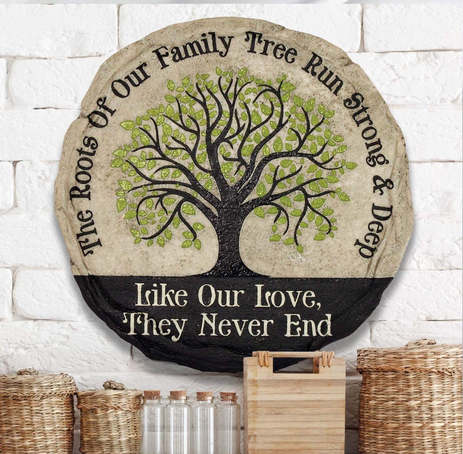 Spoontiques - Garden Décor - Grandma’s Garden Stepping Stone - Decorative Stone for Garden