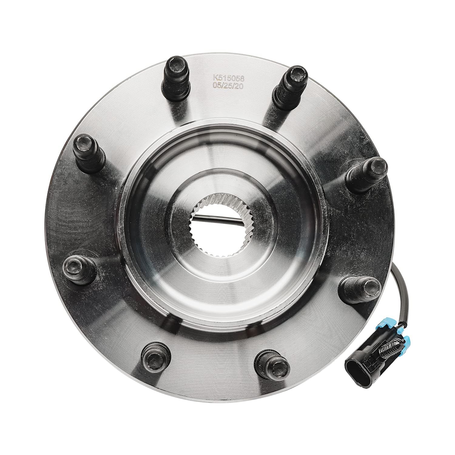 Detroit Axle - 4WD Front Wheel Bearing Hubs for Silverado Sierra 2500 HD 3500 Chevy Avalanche Suburban GMC Yukon XL 2500 Hummer H2 Wheel Bearing and Hubs Assembly Replacement