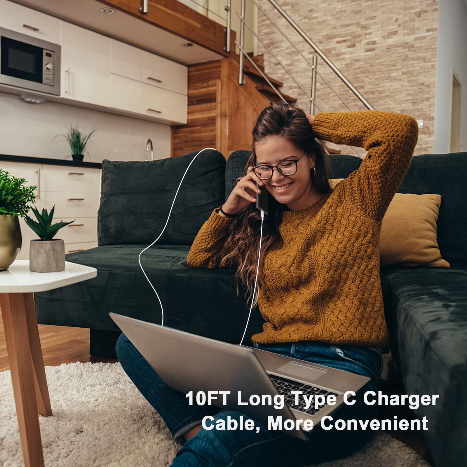 Matsusho iPhone 16 15 Charger Fast Charging 10 FT, 2 Pack 20W USB C Wall Charger with 10FT Long Type C Charger Fast Charging Cable for iPhone 16/16 Plus/16 Pro/16 Pro Max/15/15 Pro/15 Pro Max/15 Plus