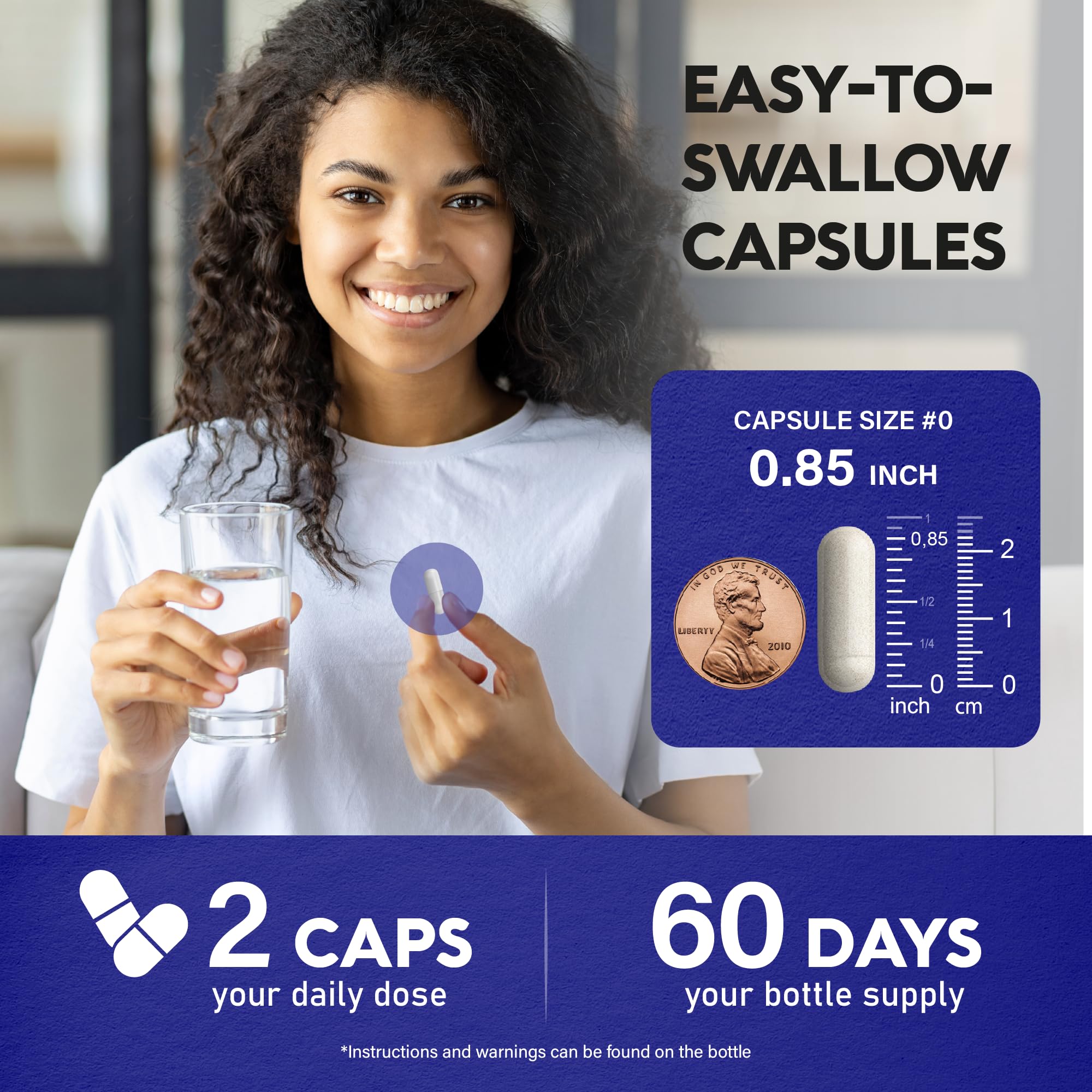 L Theanine 400 mg | L-Theanine Stress Relief | Extra Strength Supplement | Made in USA | Relaxation, Sleep & Calm Support | For Men & Women | Plant Based, Non-GMO & Gluten-Free | 120 Vegan Capsules