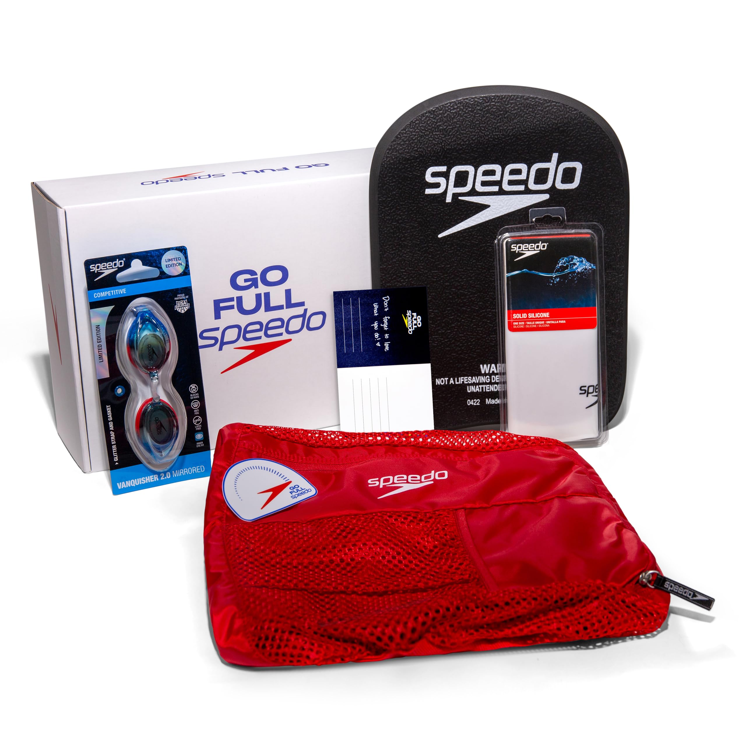 Speedo Champion Signature Swim Bundle Box with signature card from Team Athlete