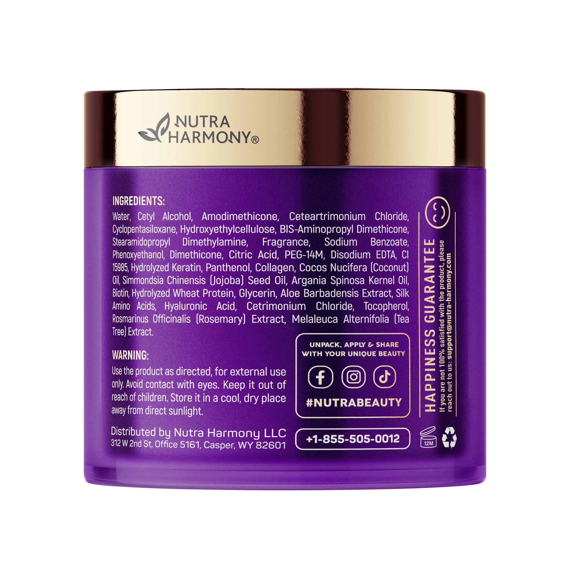 NUTRAHARMONY Hydrating Hair Mask & Enhancing Brow Serum
