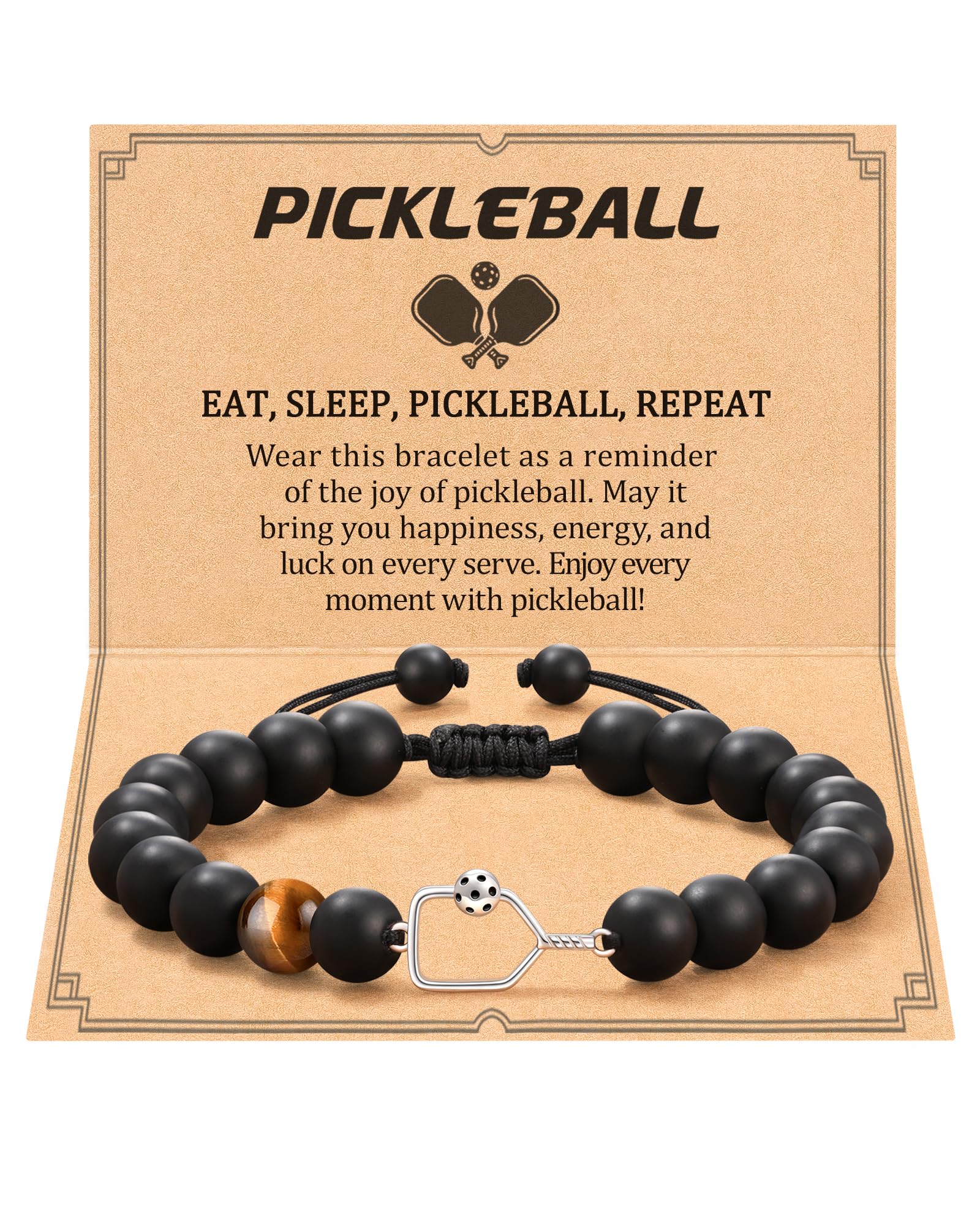 JOGDIAM Pickleball Bracelet Gifts for Men Pickleball Accessories Gifts for Pickleball Lovers