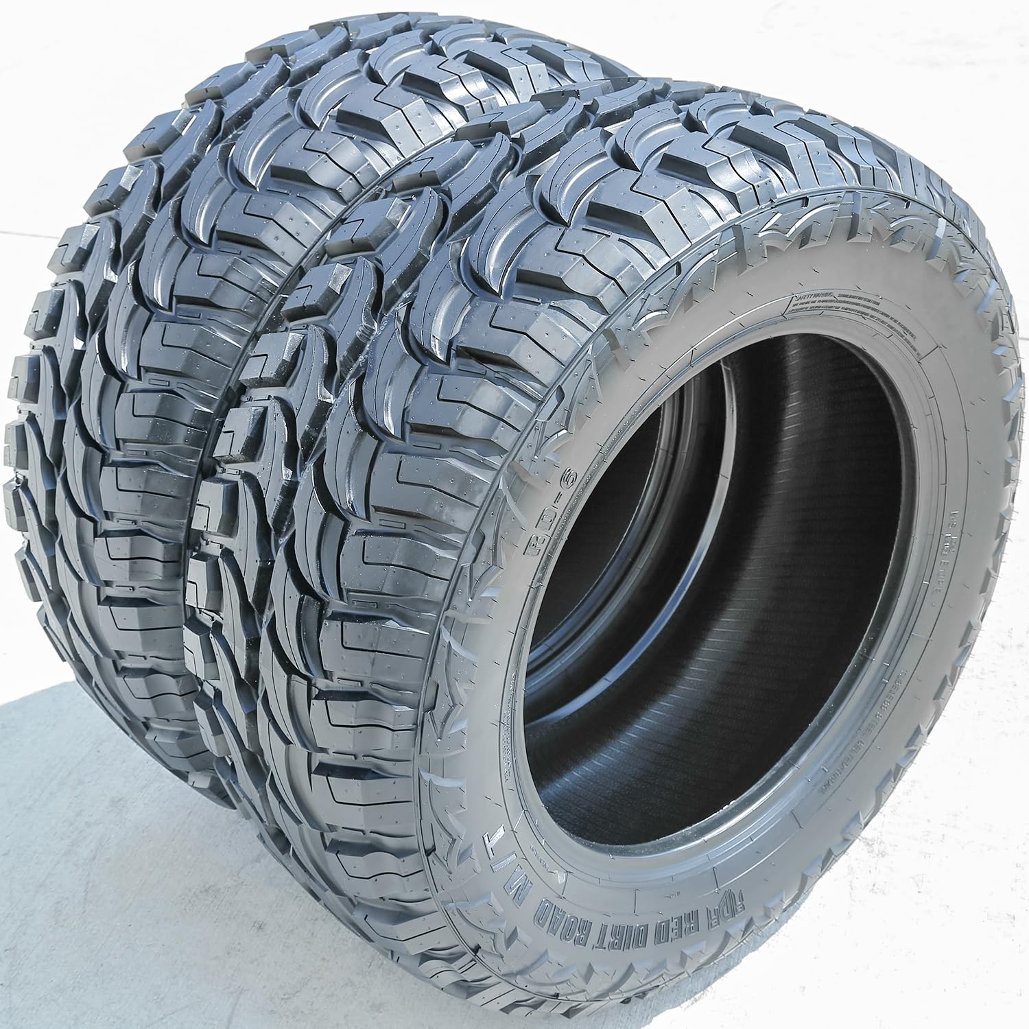 Red Dirt Road RD-6 M/T Mud Off-Road Light Truck Radial Tire-33X12.50R18LT 33X12.50X18 33X12.50-18 118Q Load Range E LRE 10-Ply BSW Black Side Wall