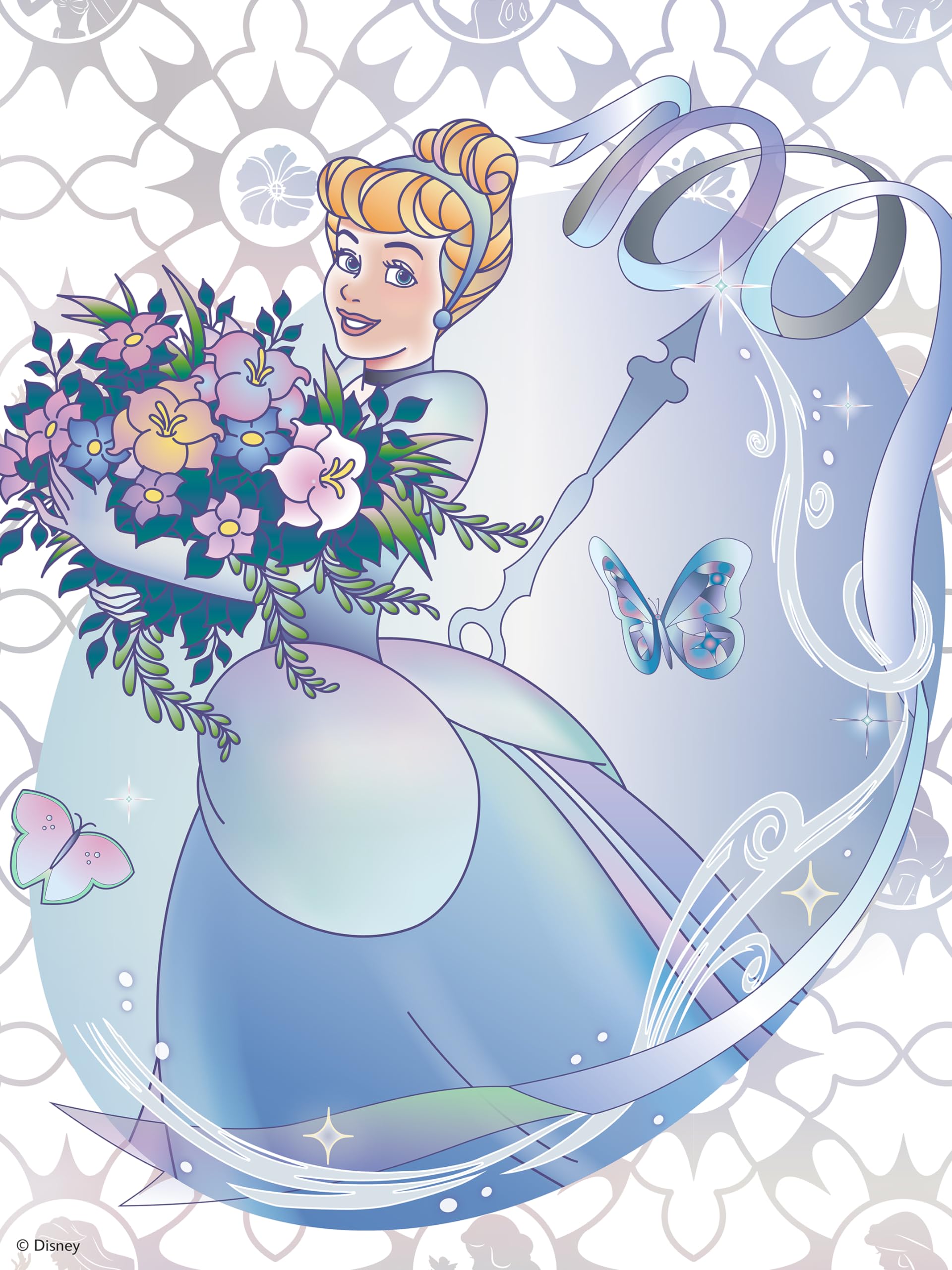 Ceaco - Disney's 100th Anniversary - Platinum Princess Cinderella - 500 Piece Jigsaw Puzzle