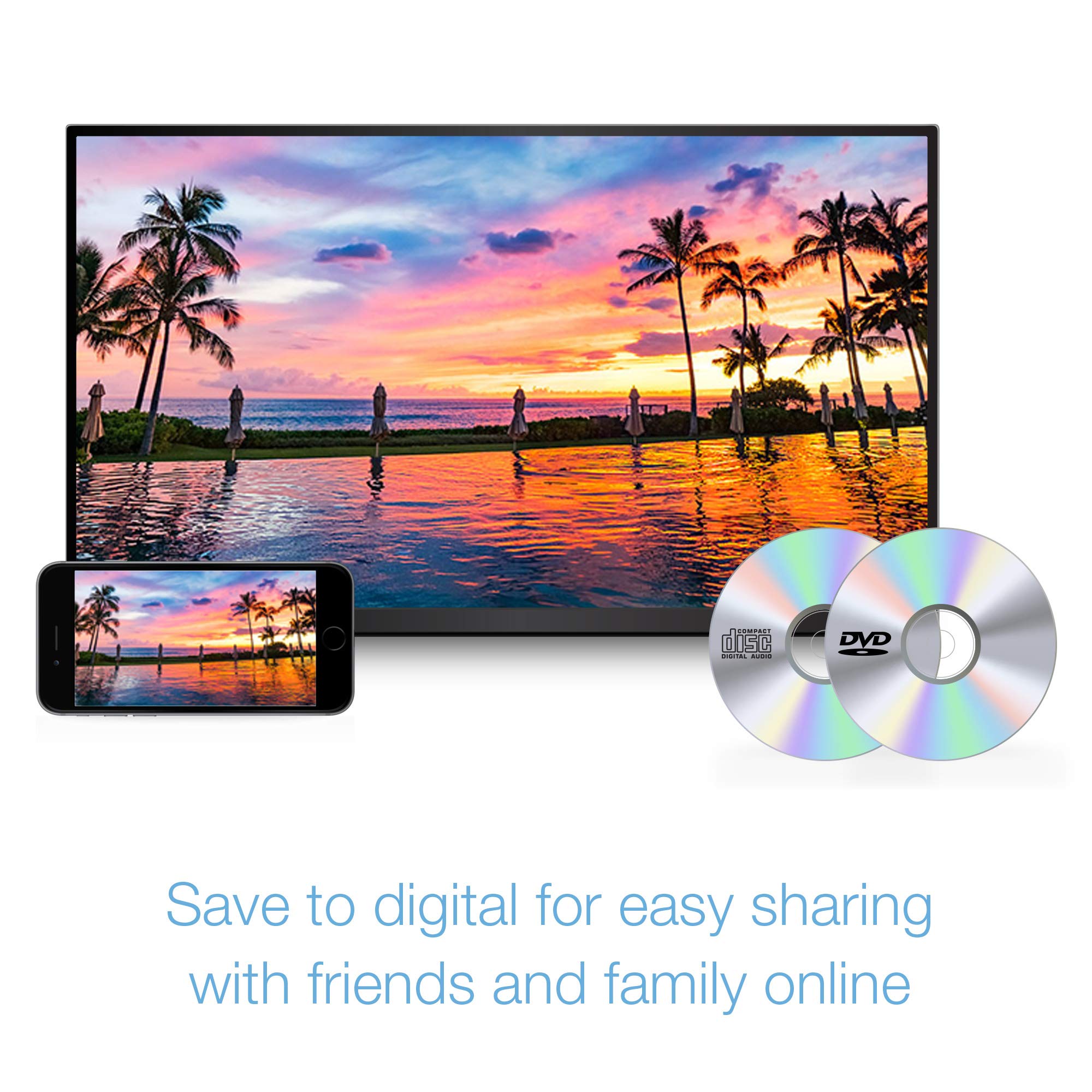 Roxio Easy VHS to DVD for Mac | VHS, Hi8, V8 Video to DVD or Digital Converter [Mac Disc]