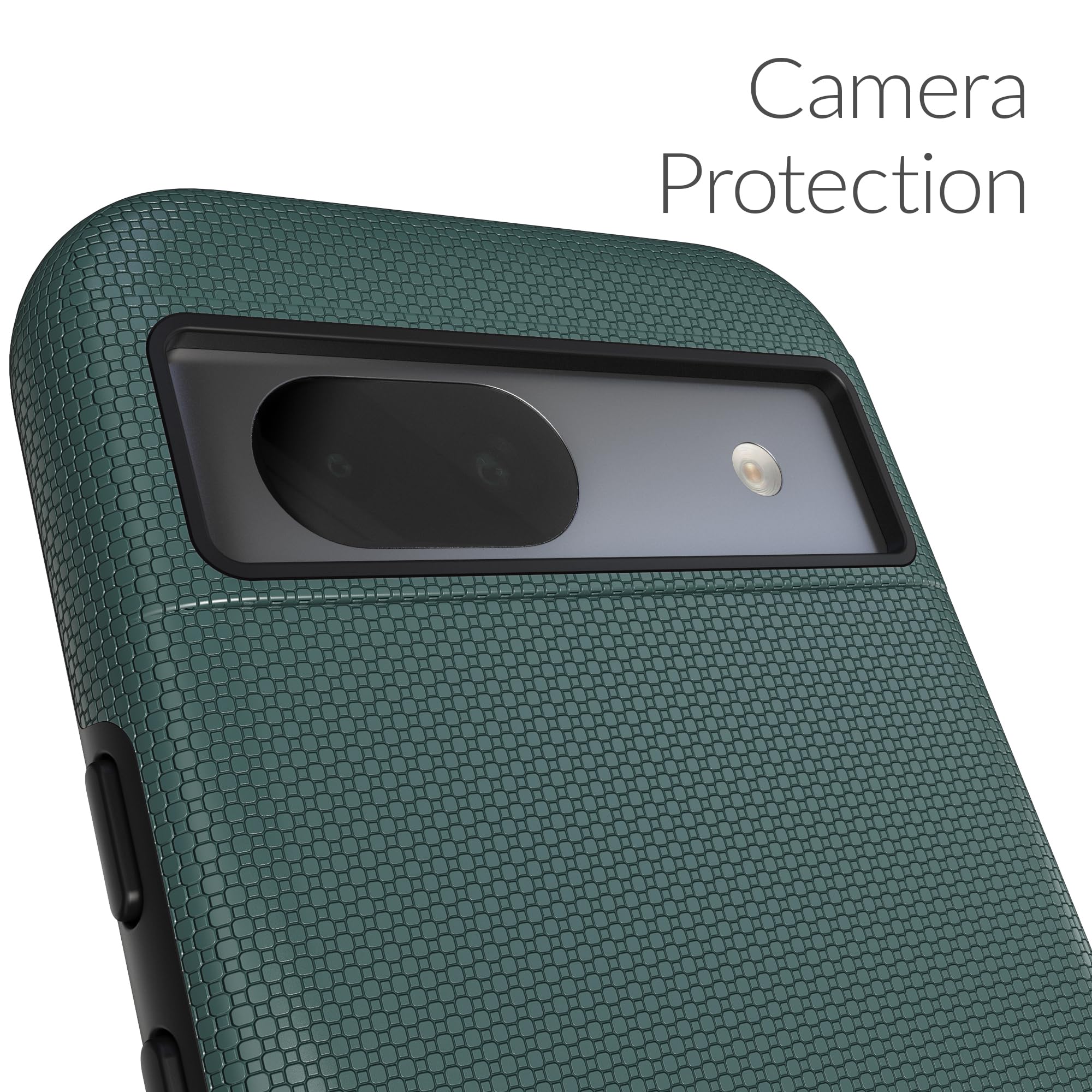 Crave Dual Guard for Google Pixel 8a Case, Shockproof Protection Dual Layer Case for Google Pixel 8a - Forest Green