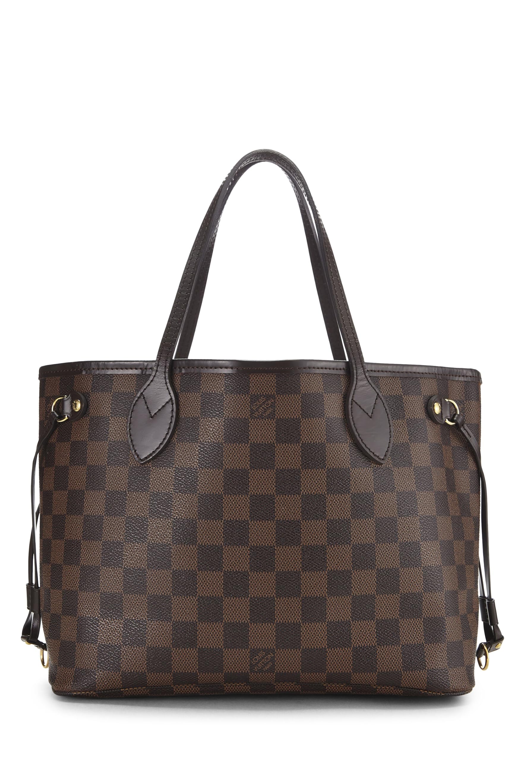 Louis Vuitton, Pre-Loved Damier Ebene Neverfull PM, Brown