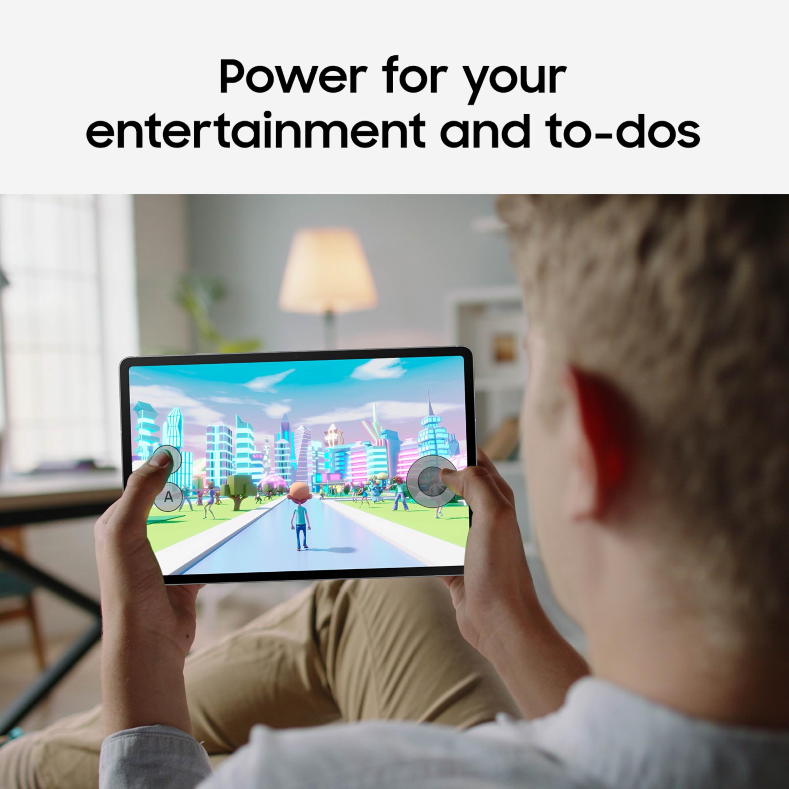 SAMSUNG Galaxy Tab S10 FE 256GB WiFi Android Tablet, Large Display, Long Battery Life, Exynos 1580 Processor, IP68 Water-Resistant, 90 Hz Refresh, S Pen for Note-Taking, US Version, Gray