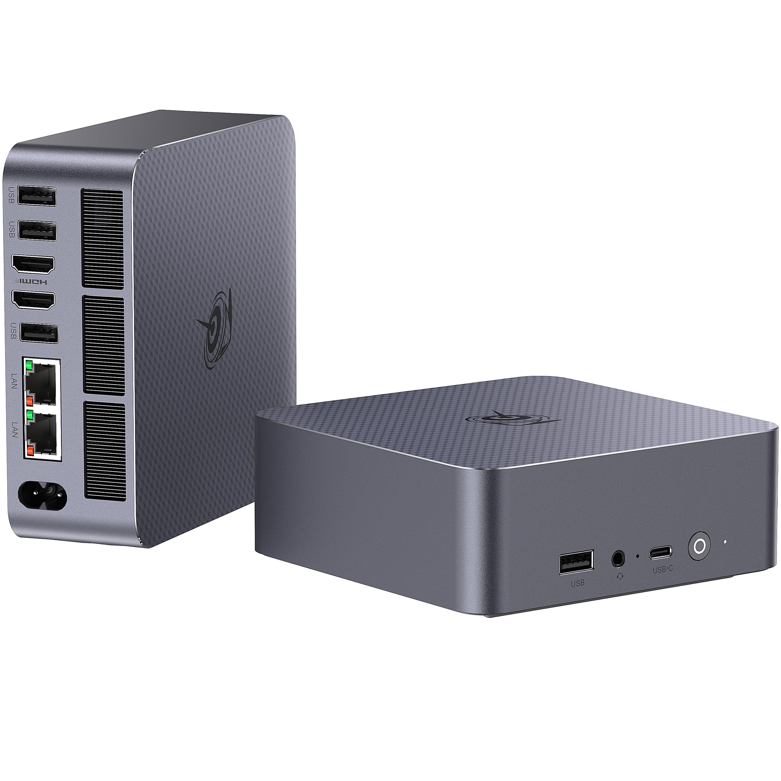 Beelink EQR6 Mini PC AMD Ryzen 5 6600H(Up to 4.5GHz), 16GB DDR5 RAM 500GB PCIE4.0 SSD Dual LAN Mini PC, AMD Radeon 660M, Dual HDMI/ WiFi6/ BT5.2/ Home/Office/Build-in Power Supply Mini Computer