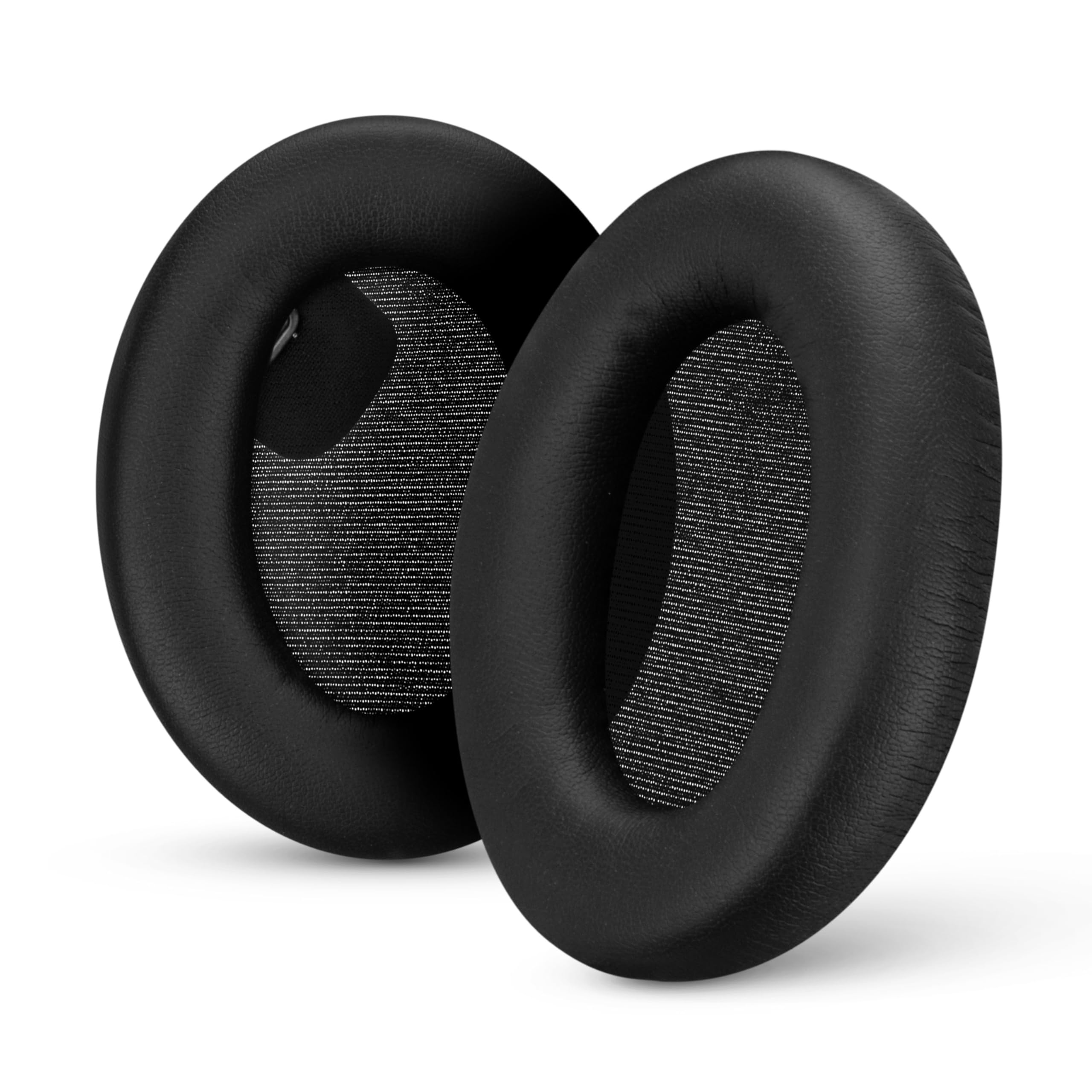 Replacement Earpads for Sony WH-1000XM4 Headphones - Soft Vegan Leather Cushions for Extra Comfort, Easy & Quick Installation, by Brainwavz (Black)