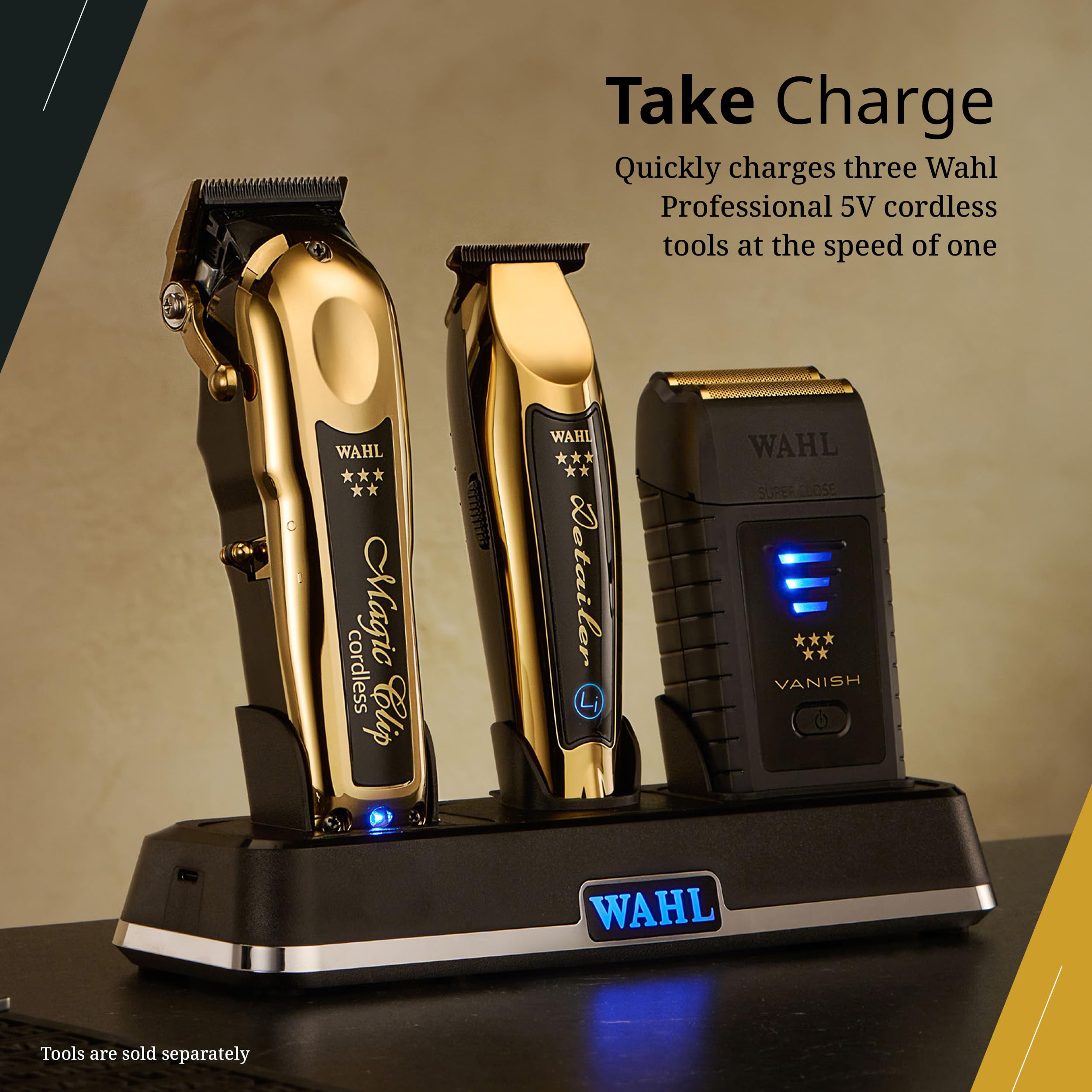 Wahl Professional Power Station High Performance Multi Tool Charging Dock for Barbers Stylists