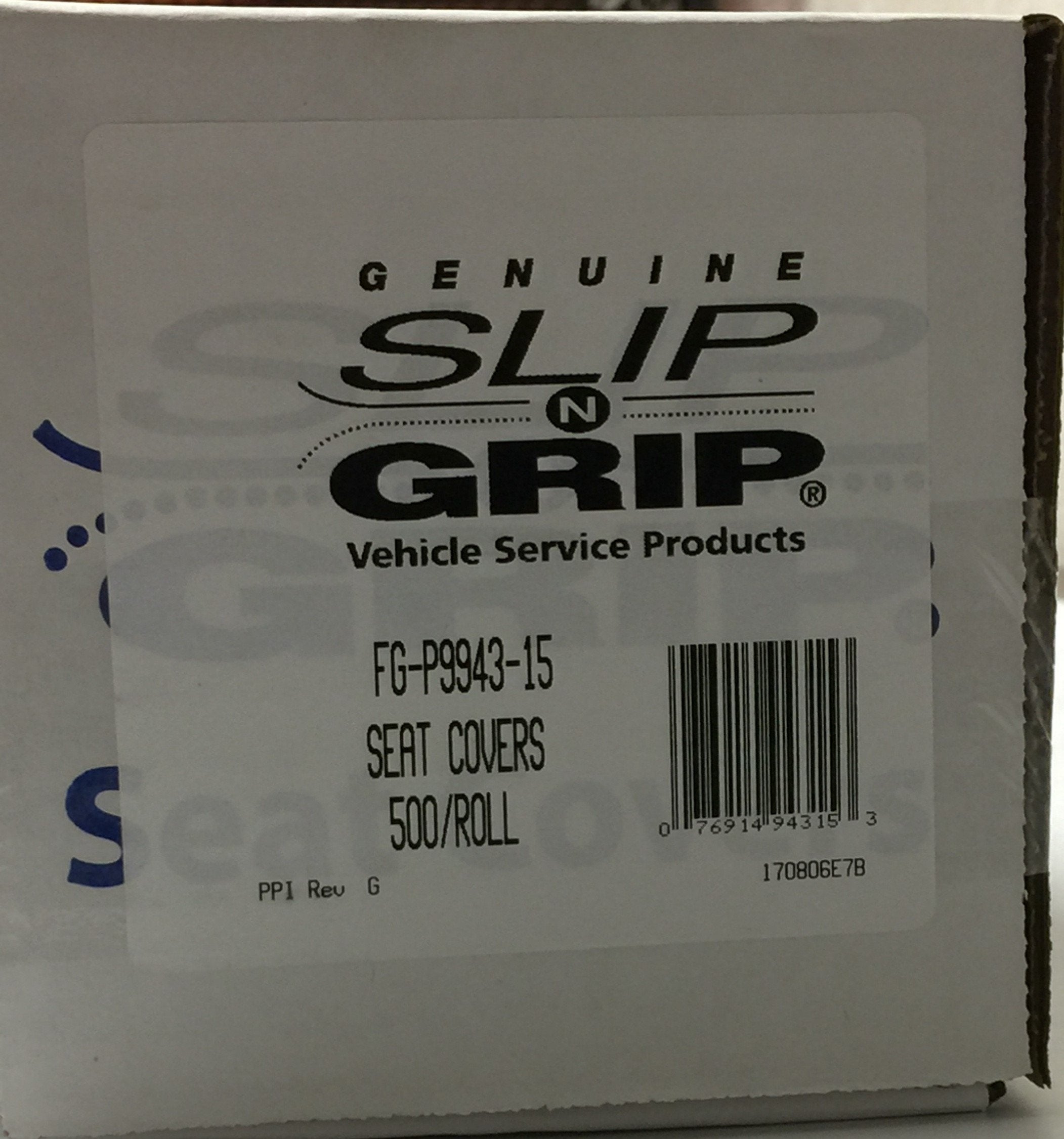 Slip-N-Grip Value Seat Cover 32In X 52In .5 Mil 500/Roll, Factory